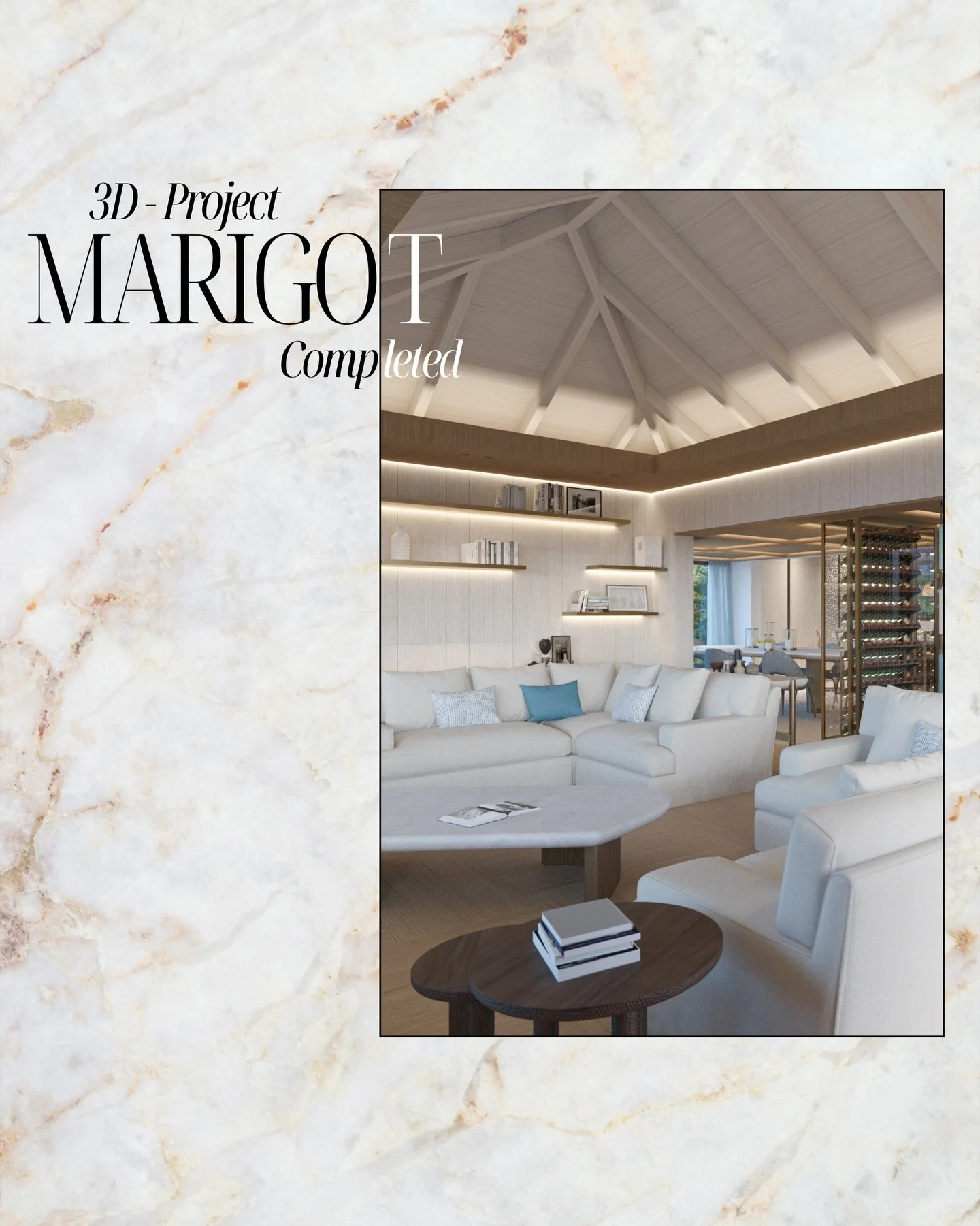 Marigot St Barth - 3D Project

On the heights of Saint-Barth&eacute;lemy, a refined villa takes shape between sky and sea. The architecture celebrates light and natural textures, wood, stone, and soft tones merging with the landscape.
Each space is i