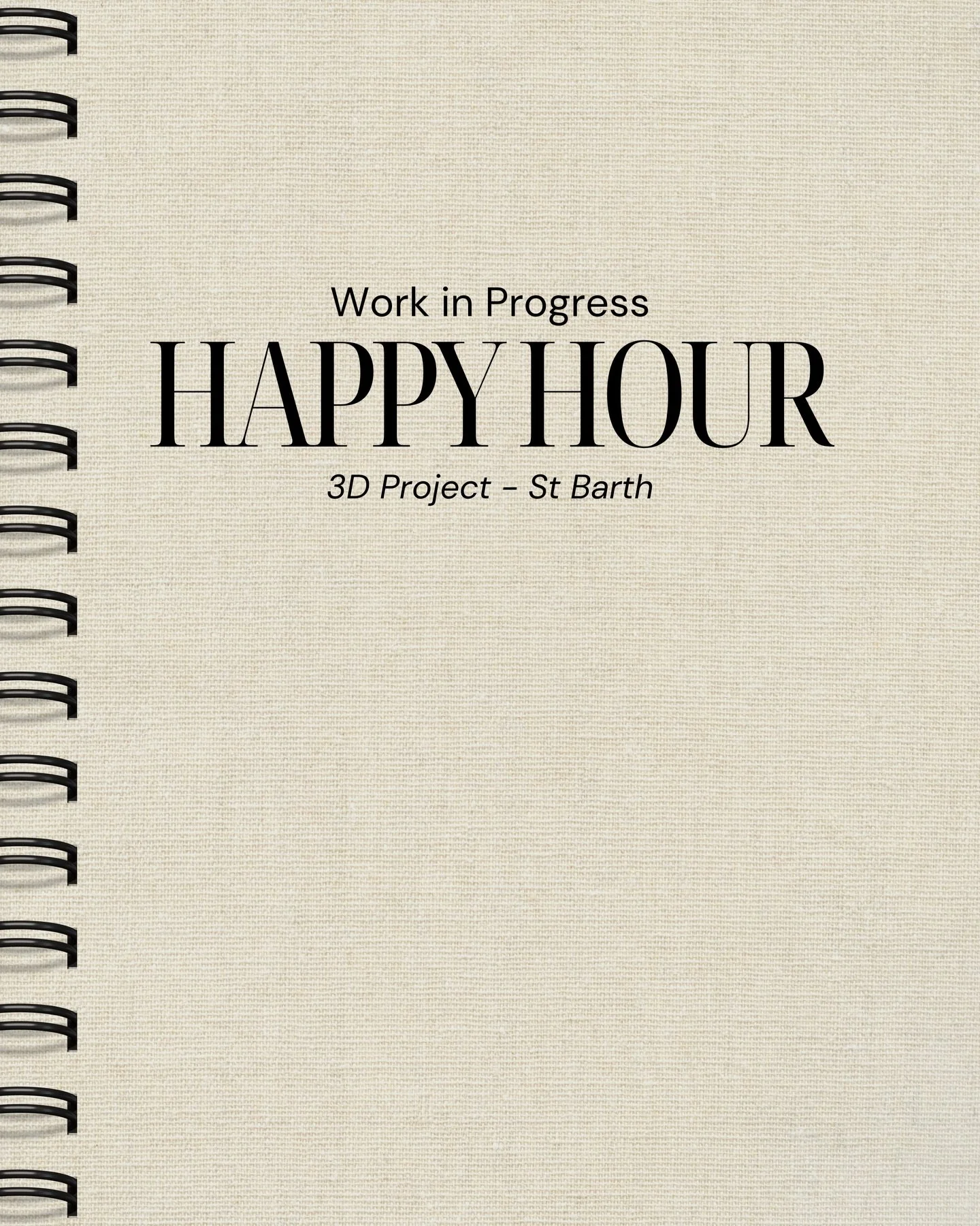 3D Project &mdash; Happy Hour, Saint-Barth&eacute;lemy
A villa where relaxed luxury meets vibrant island energy, textures and light coalesce into refined spaces.
Designed with considered interior architecture and bespoke interior design for effortles