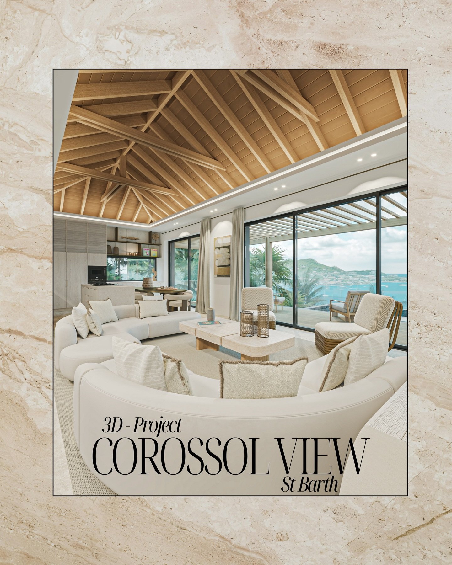 3D Project - Corossol View, Saint-Barth&eacute;lemy
Spaces unfold toward the horizon, shaped by openness and restraint.
A composed approach to interior architecture and bespoke interior design.

Styling and decoration by : @lvinterior_paris 
Architec