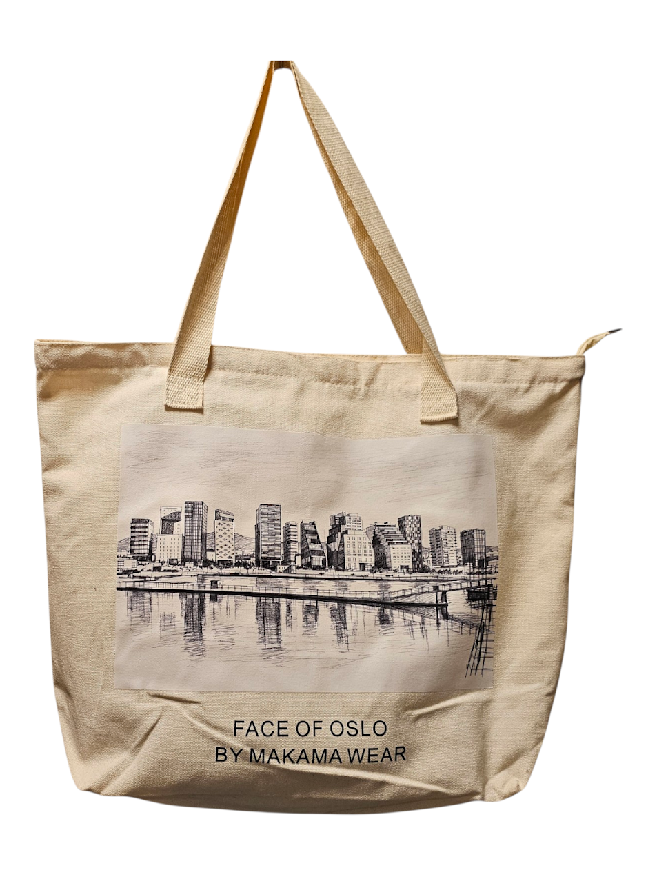 50x40 Ekstra stor gjenbrukbar bomull tote bag 0004