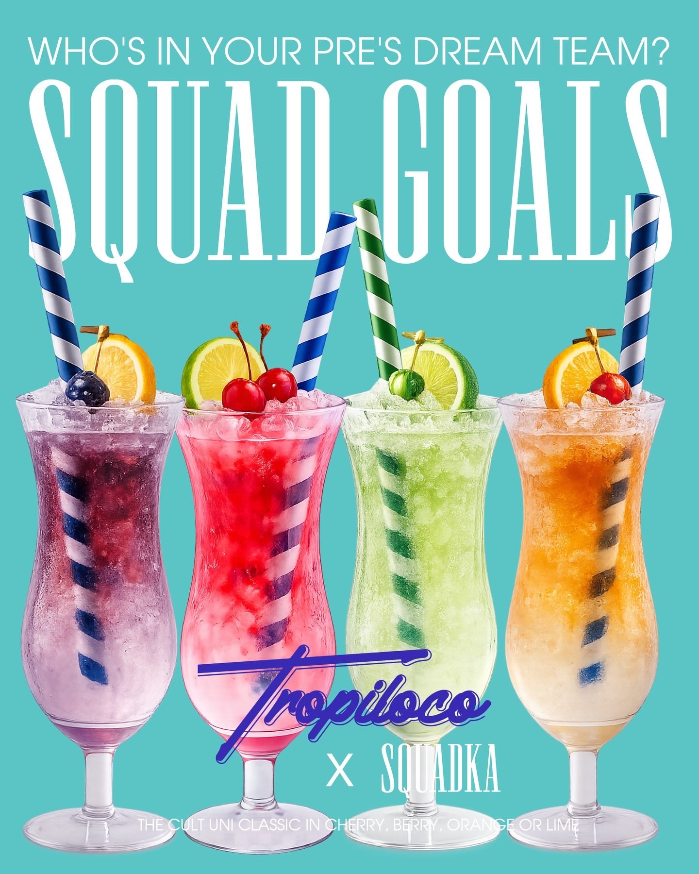 Pre&rsquo;s just got an upgrade.

We&rsquo;re launching Tropiloco Pre-Drinks from 7pm tonight &mdash; DJs, free activities and the usual Tropi mayhem.

We got thinking&hellip; mates aside, who&rsquo;s would be in your pre&rsquo;s dream team?

Nancy&r