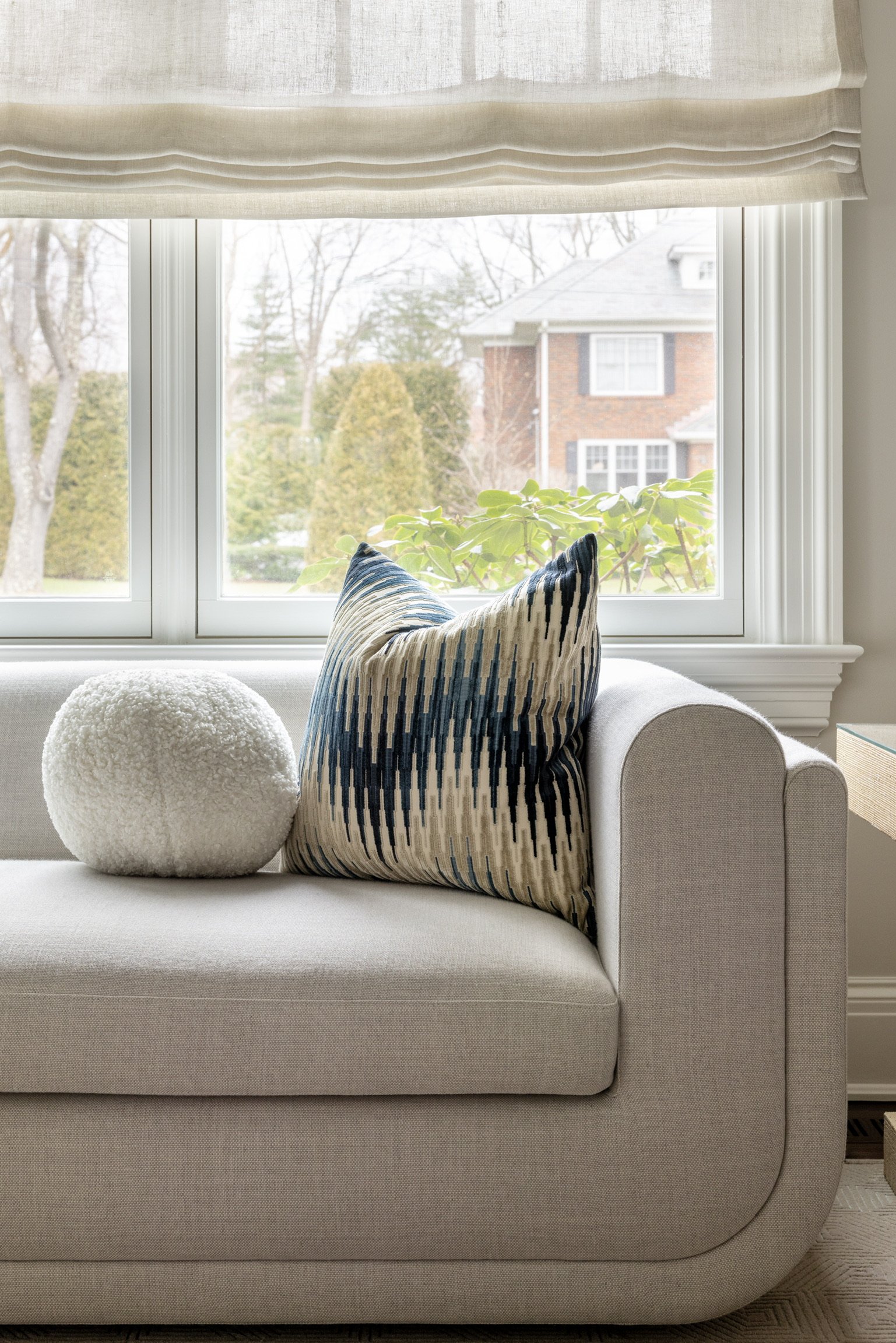 Custom-designed living space by Shron Design