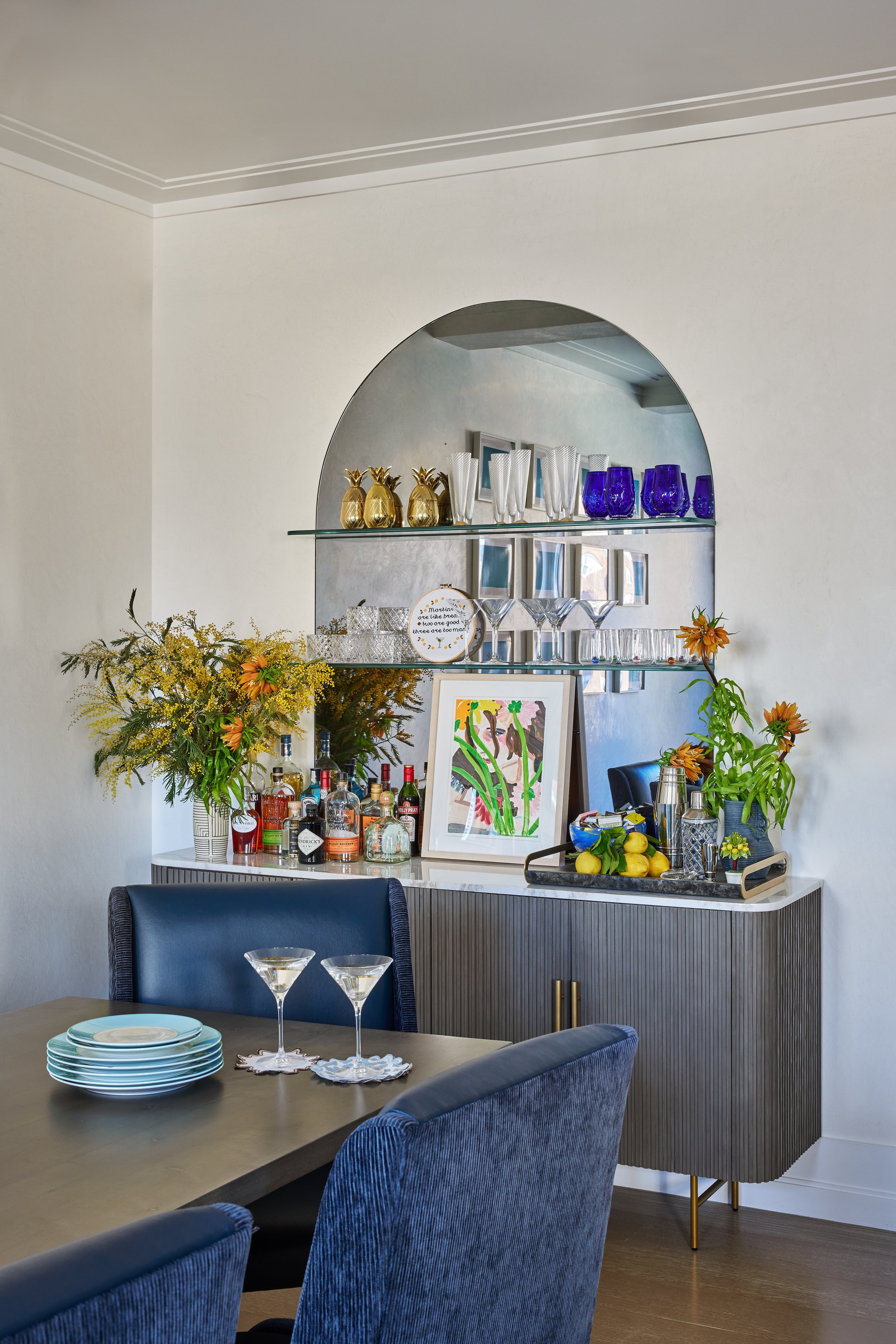 Interior design project showcasing modern, timeless style