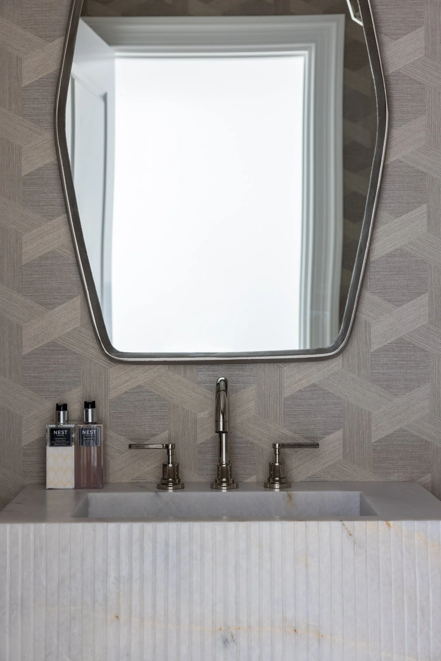 Custom-designed living space by Shron Design