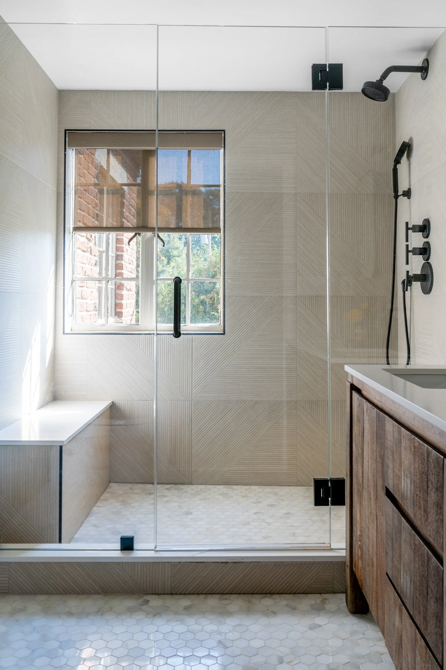 Custom-designed living space by Shron Design