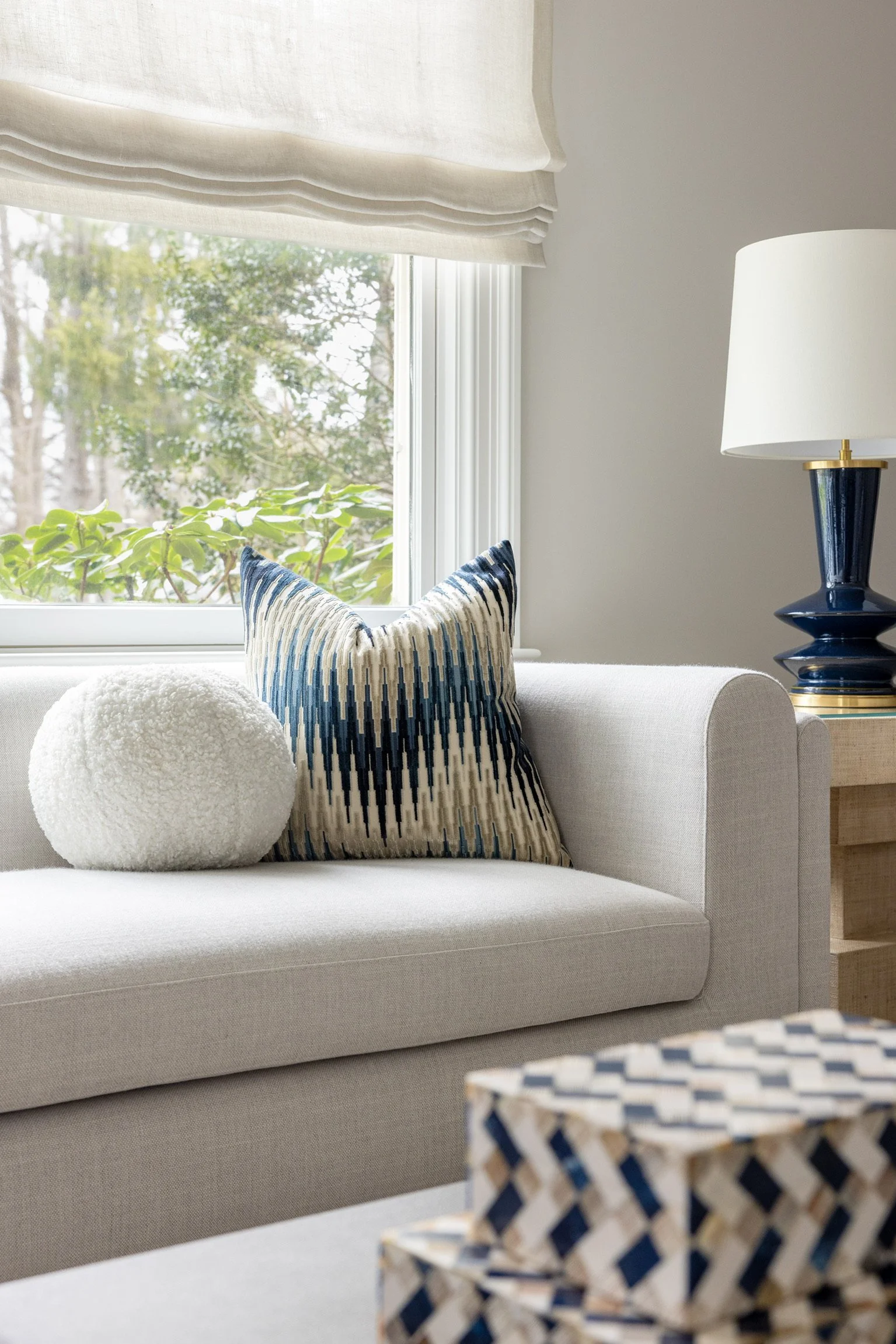 Custom-designed living space by Shron Design