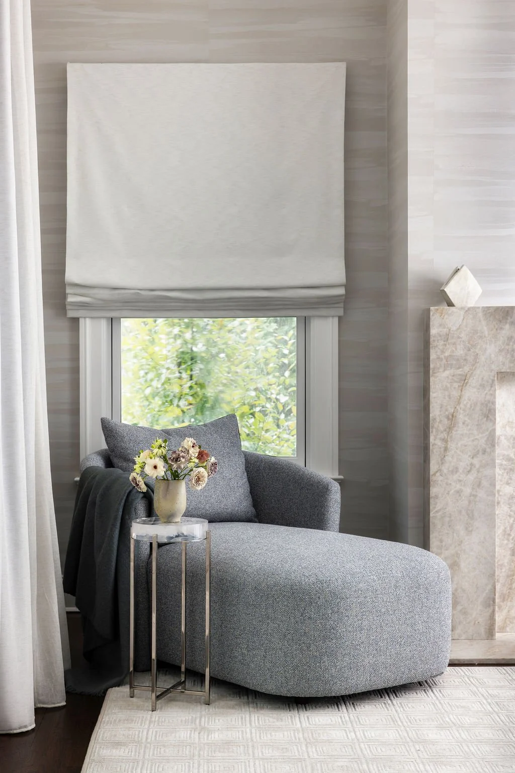 Custom-designed living space by Shron Design