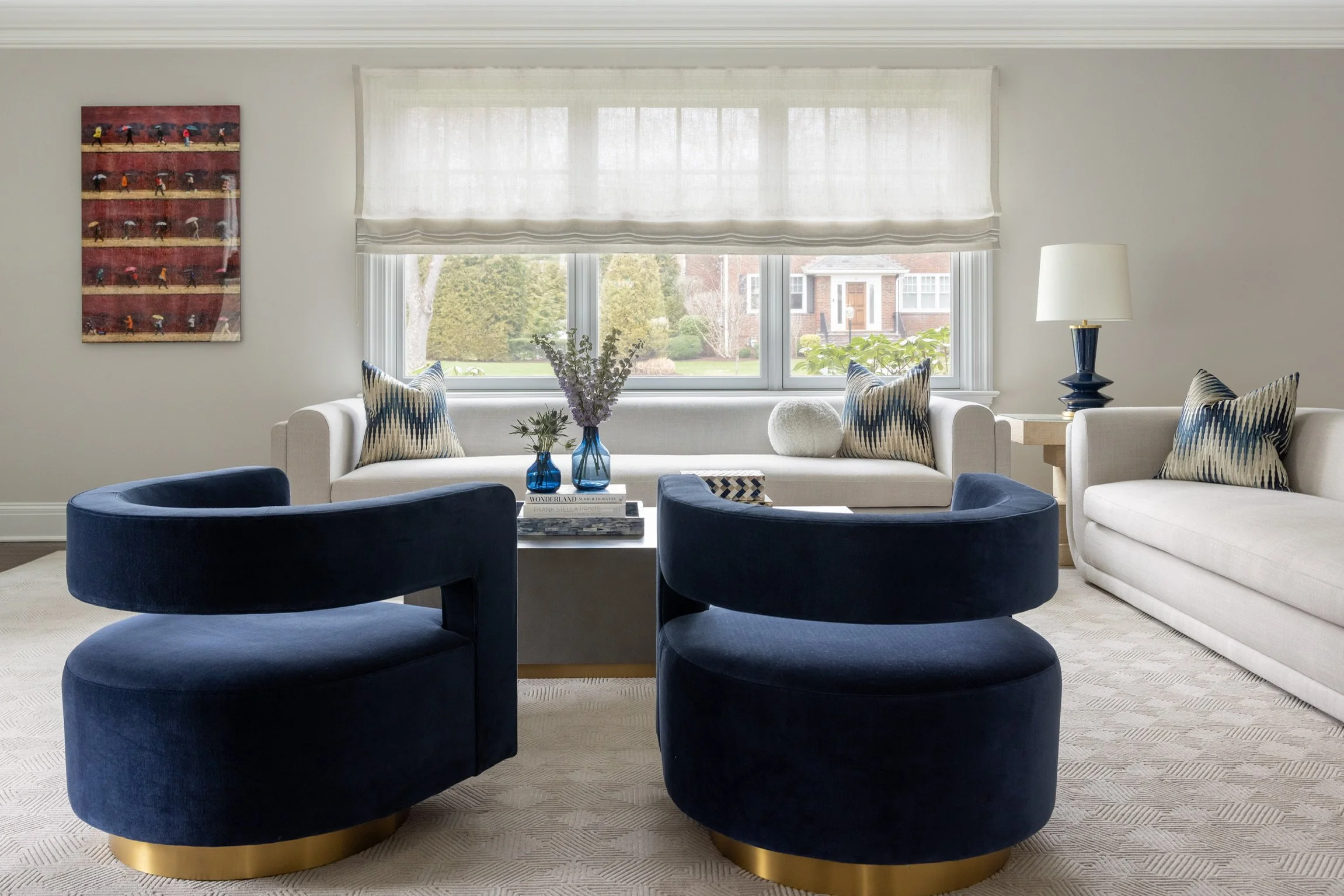 Custom-designed living space by Shron Design