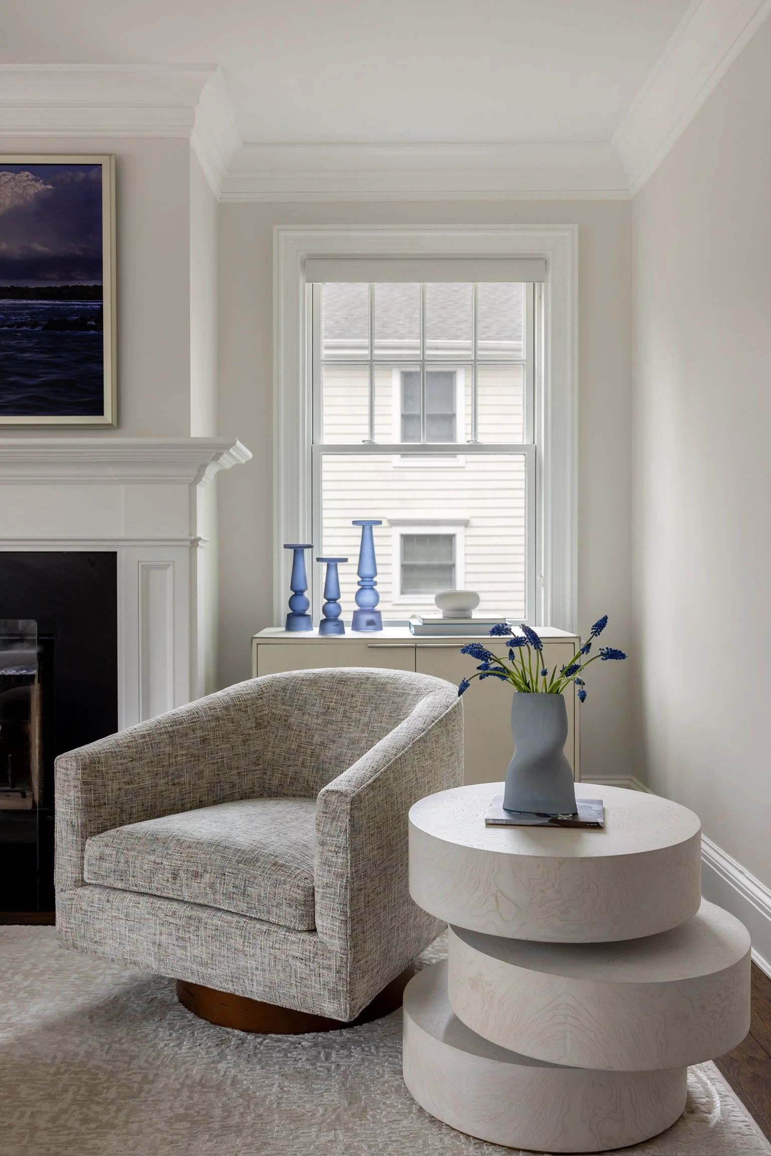 Custom-designed living space by Shron Design