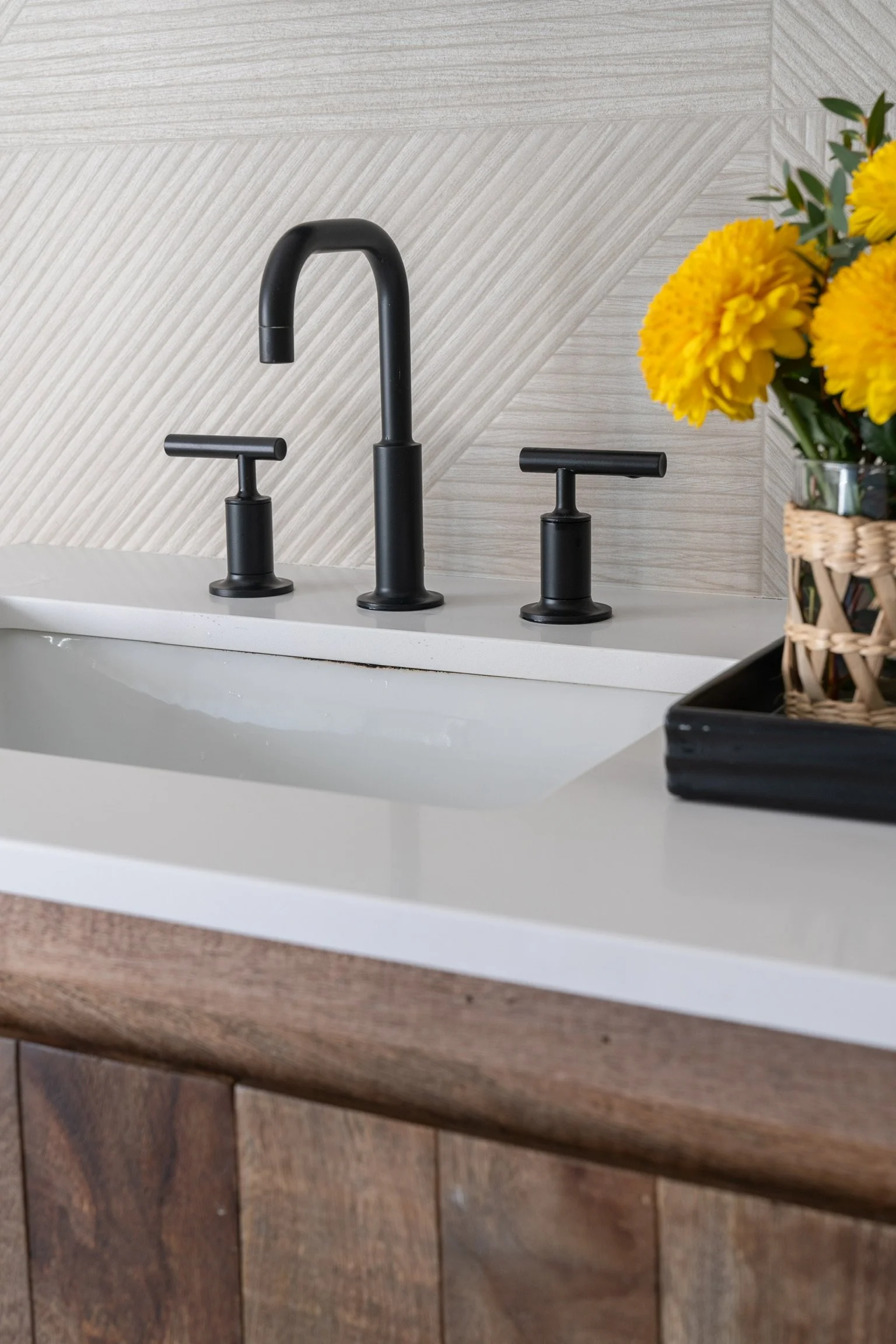 Custom-designed living space by Shron Design