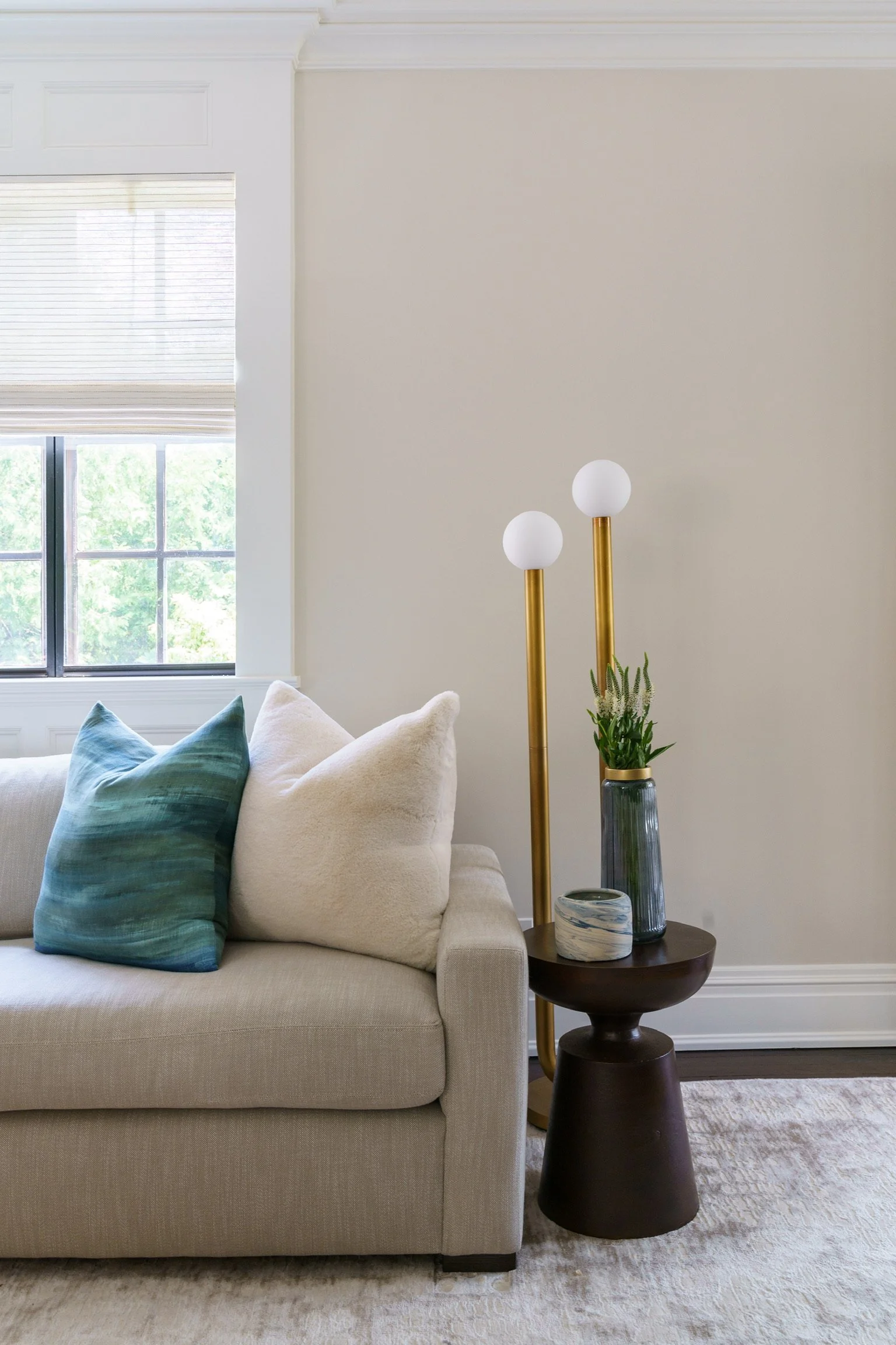 Custom-designed living space by Shron Design