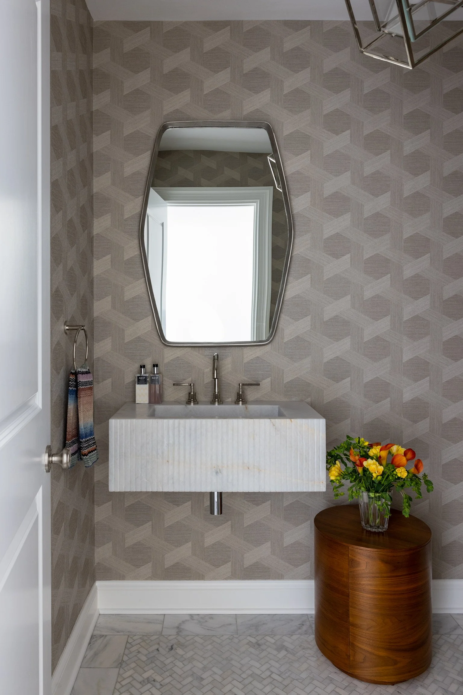 Custom-designed living space by Shron Design