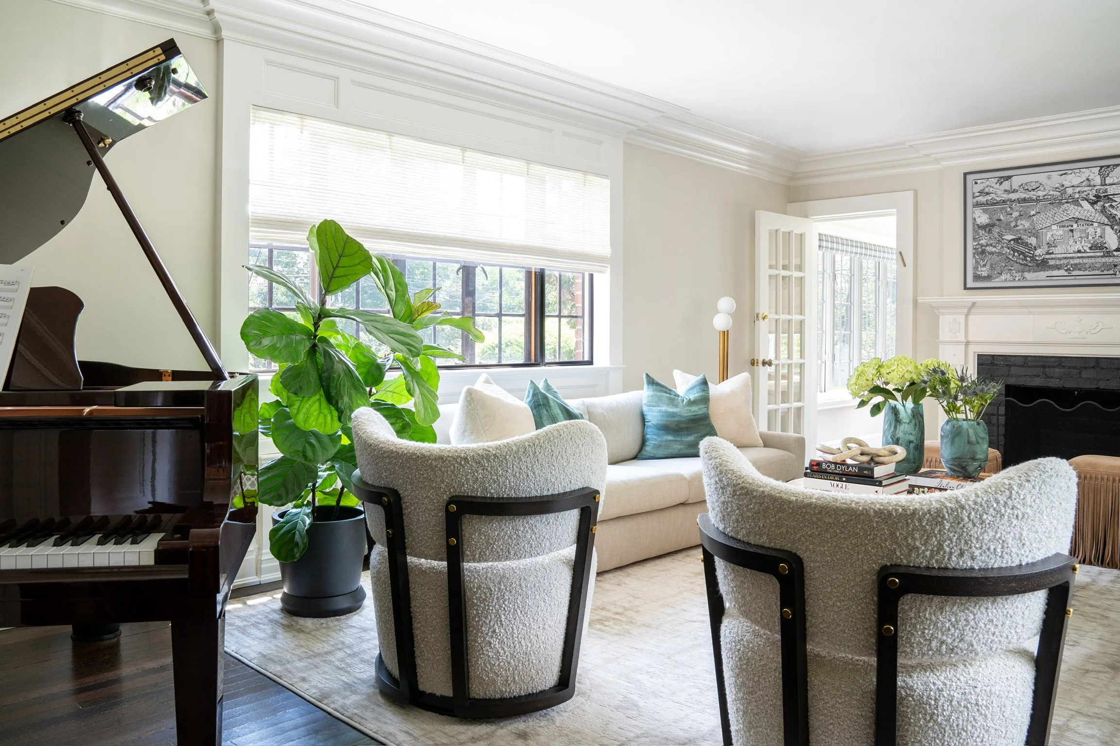 Custom-designed living space by Shron Design