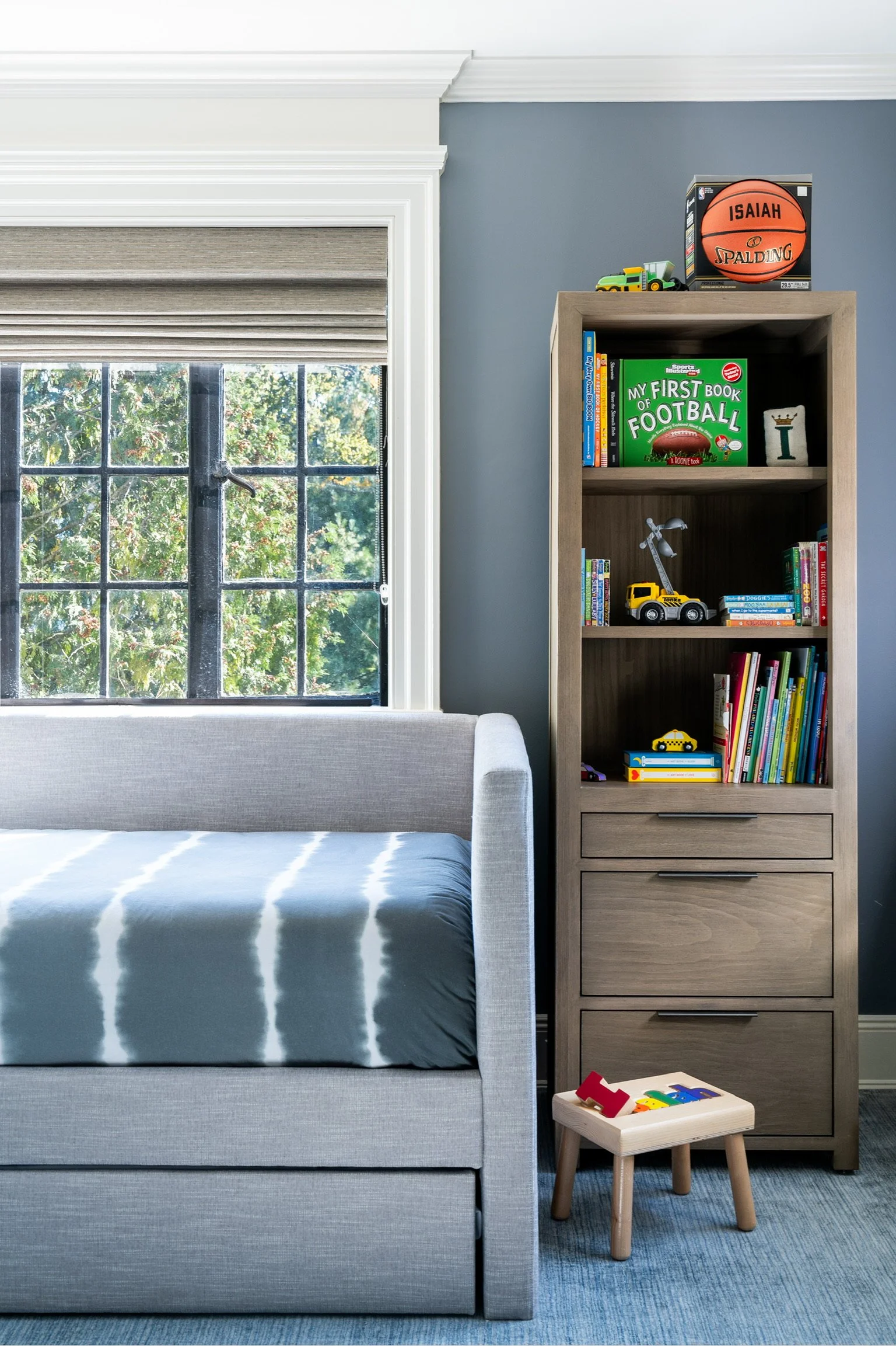 Custom-designed living space by Shron Design