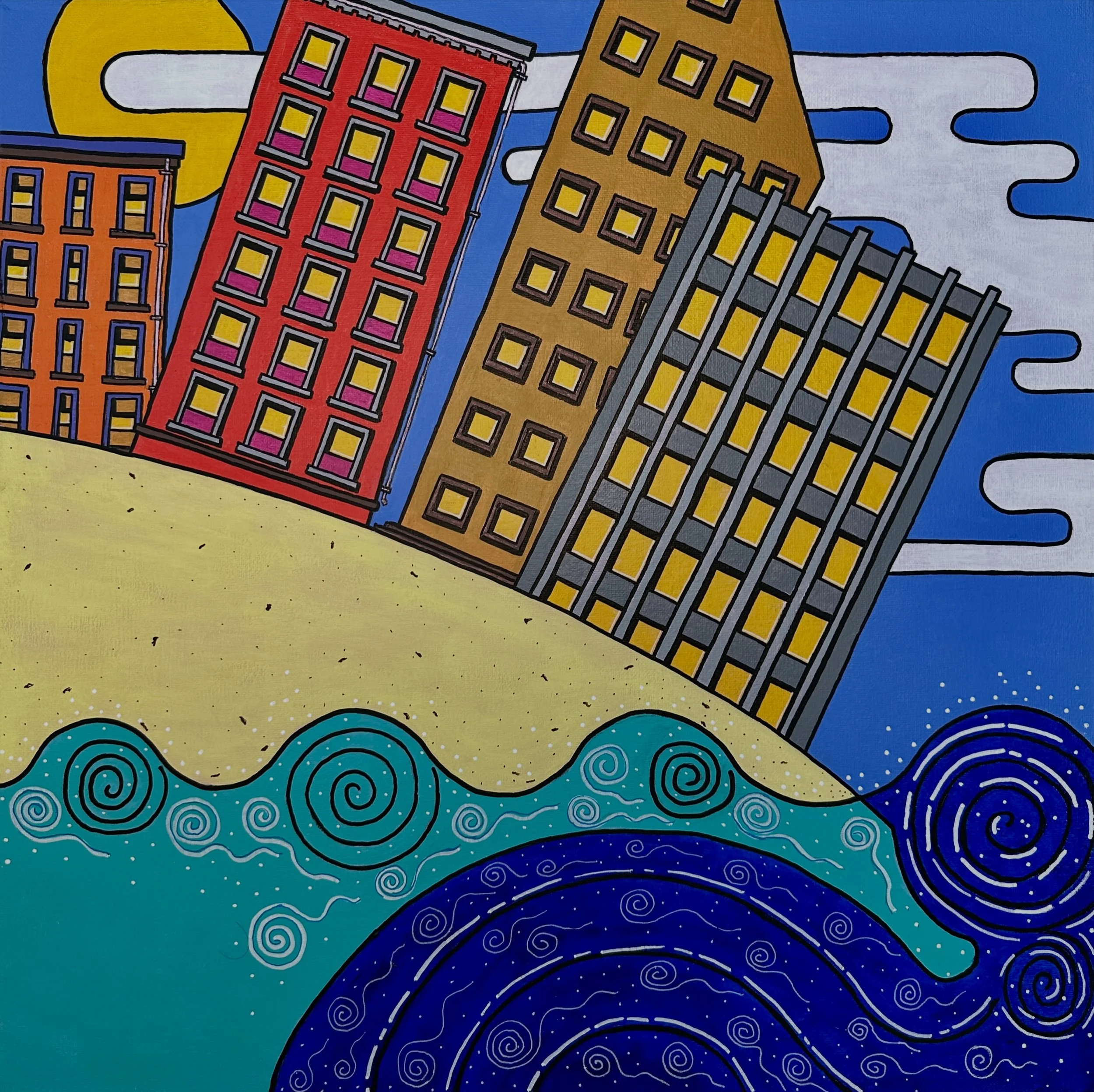 The other side of the island