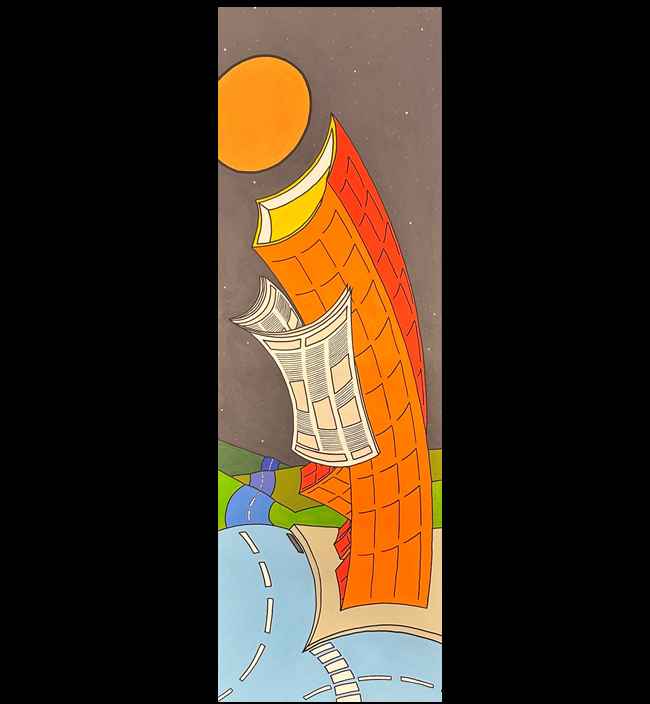 Reading by the ligth of the moon