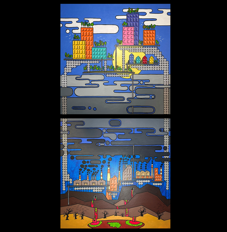 What pollution!  Please no SMOKING!