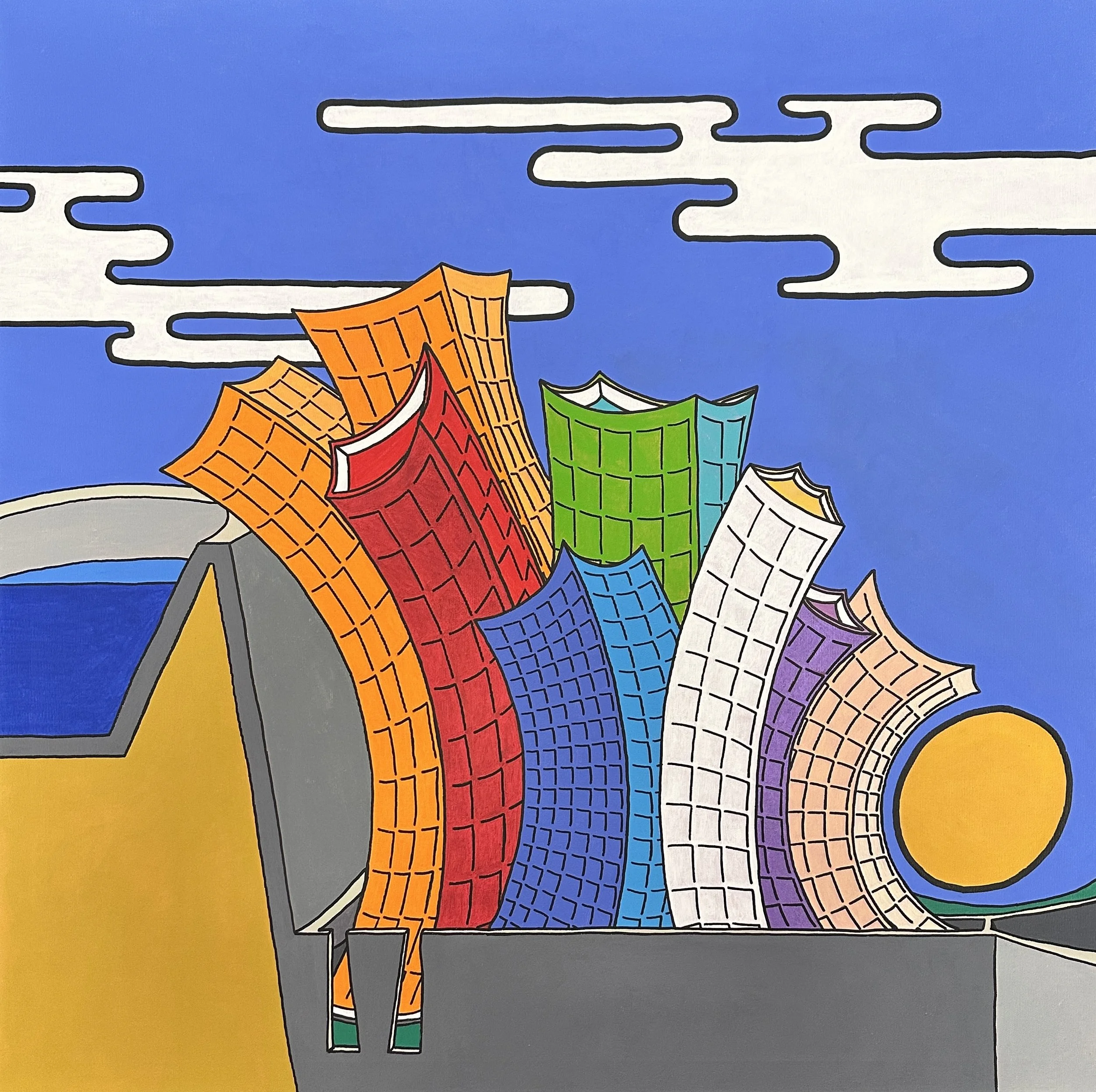 Trapped between the sun and the dam