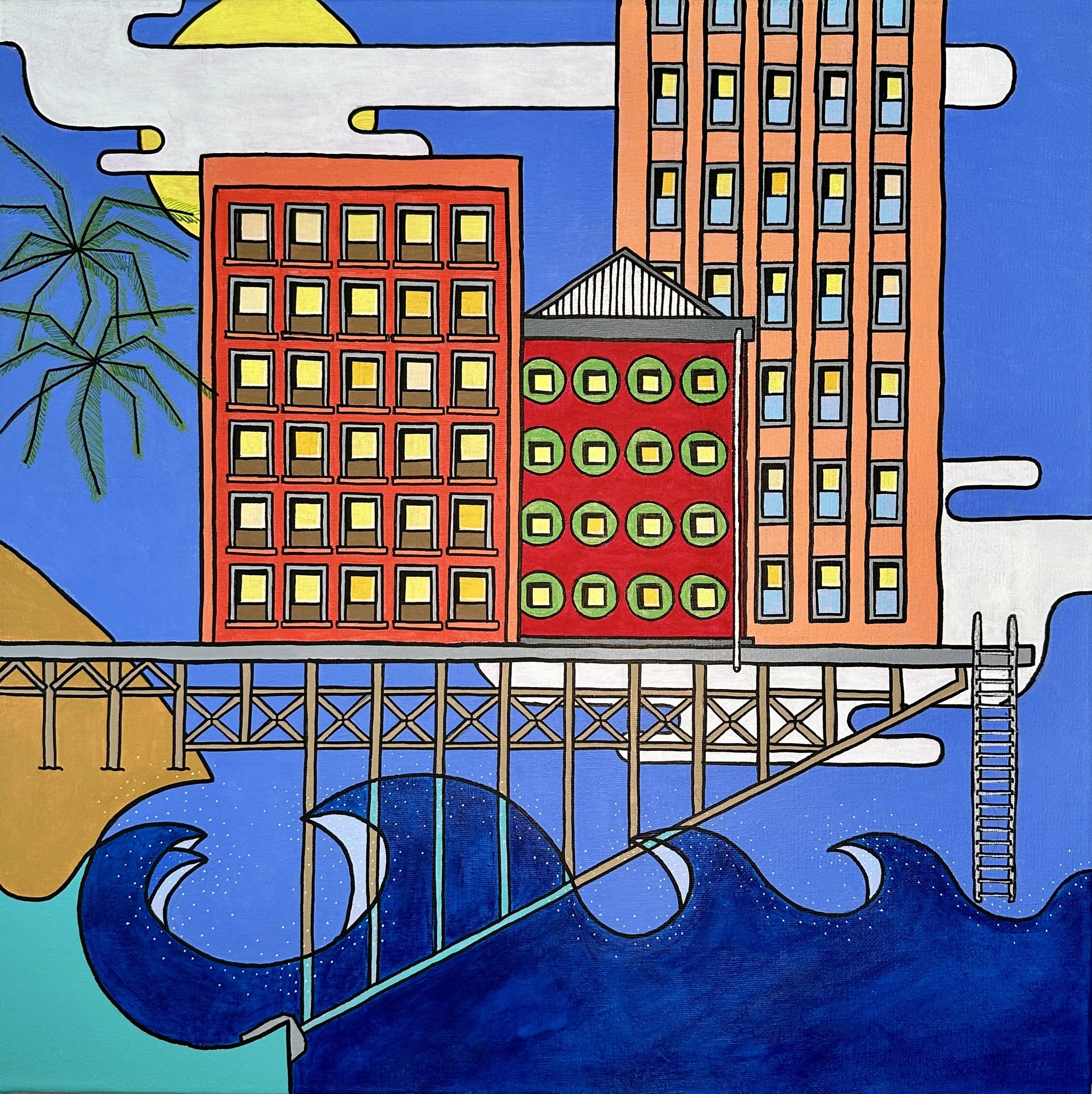 Close up II, The island