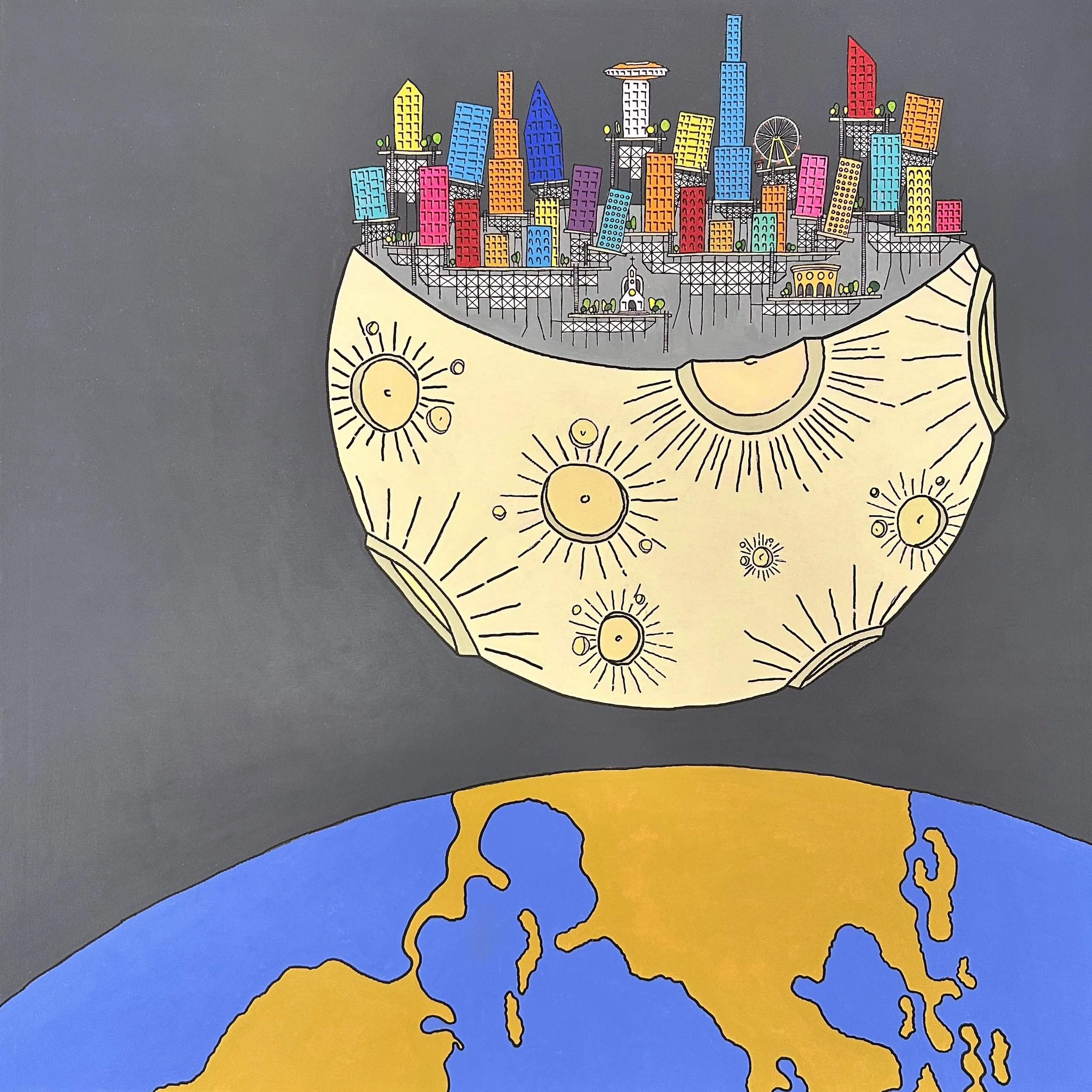 The dark side of the moon