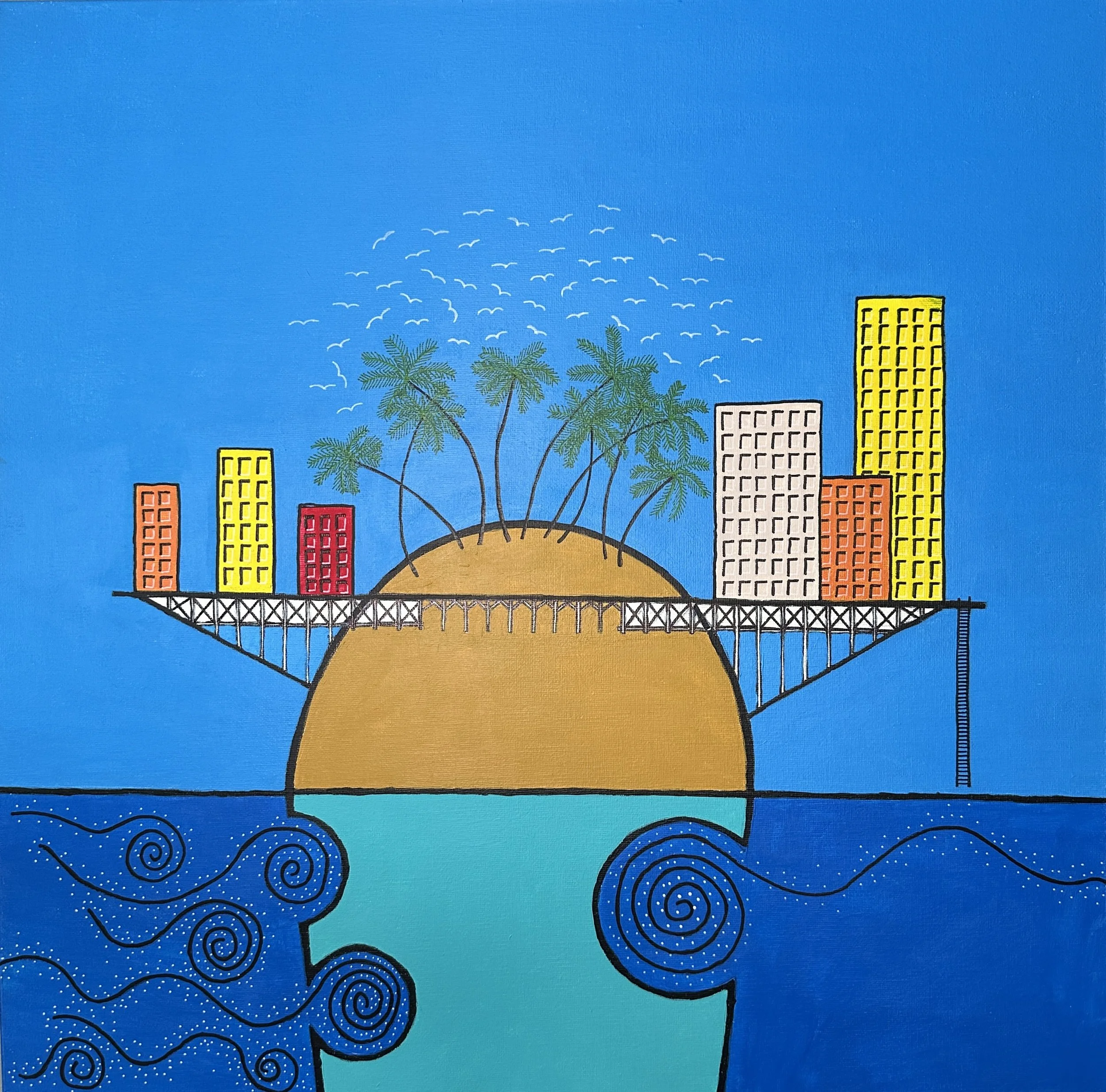 Living on the island