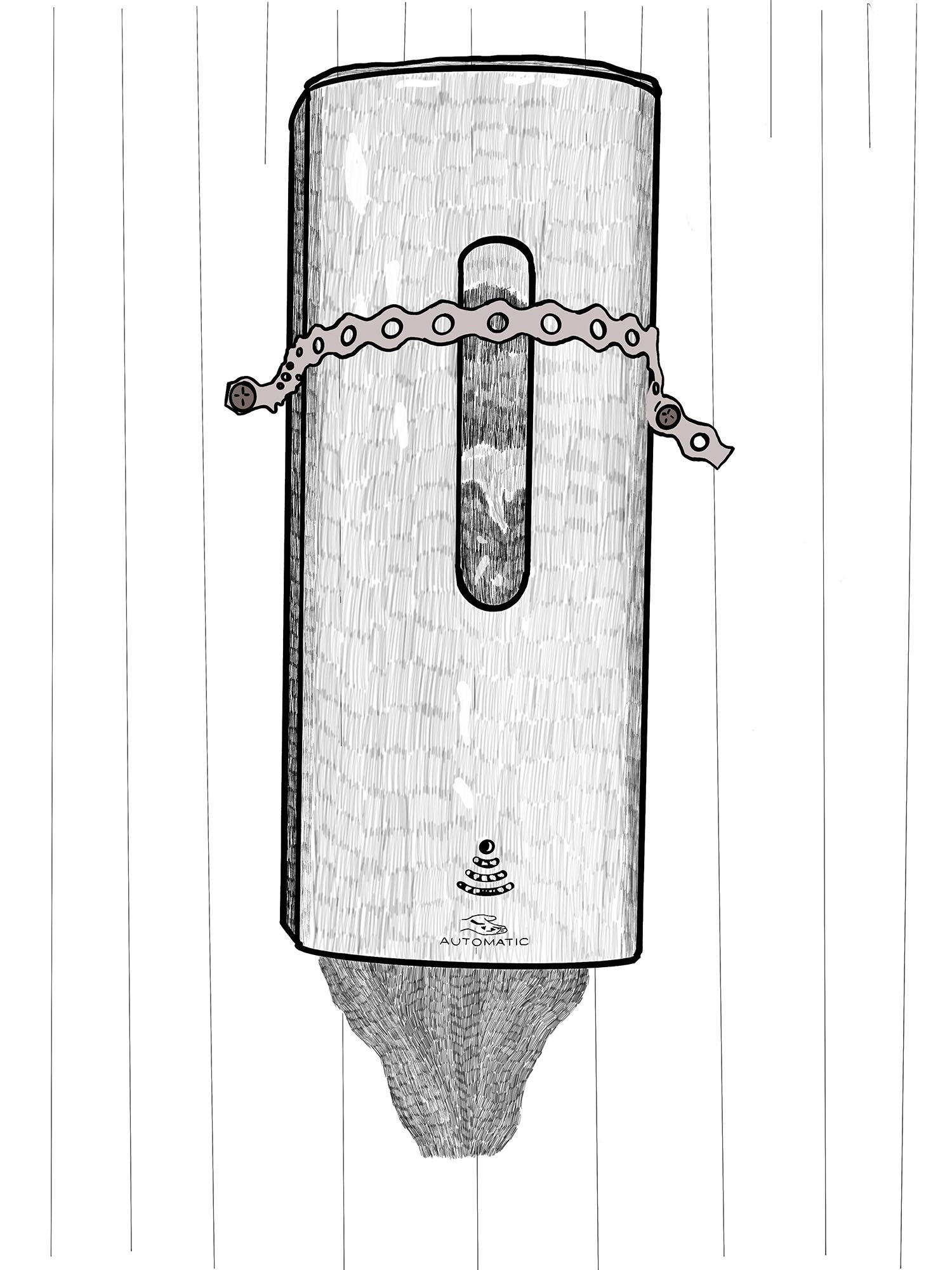 "Spastic Shitting", digital drawing, 2026.