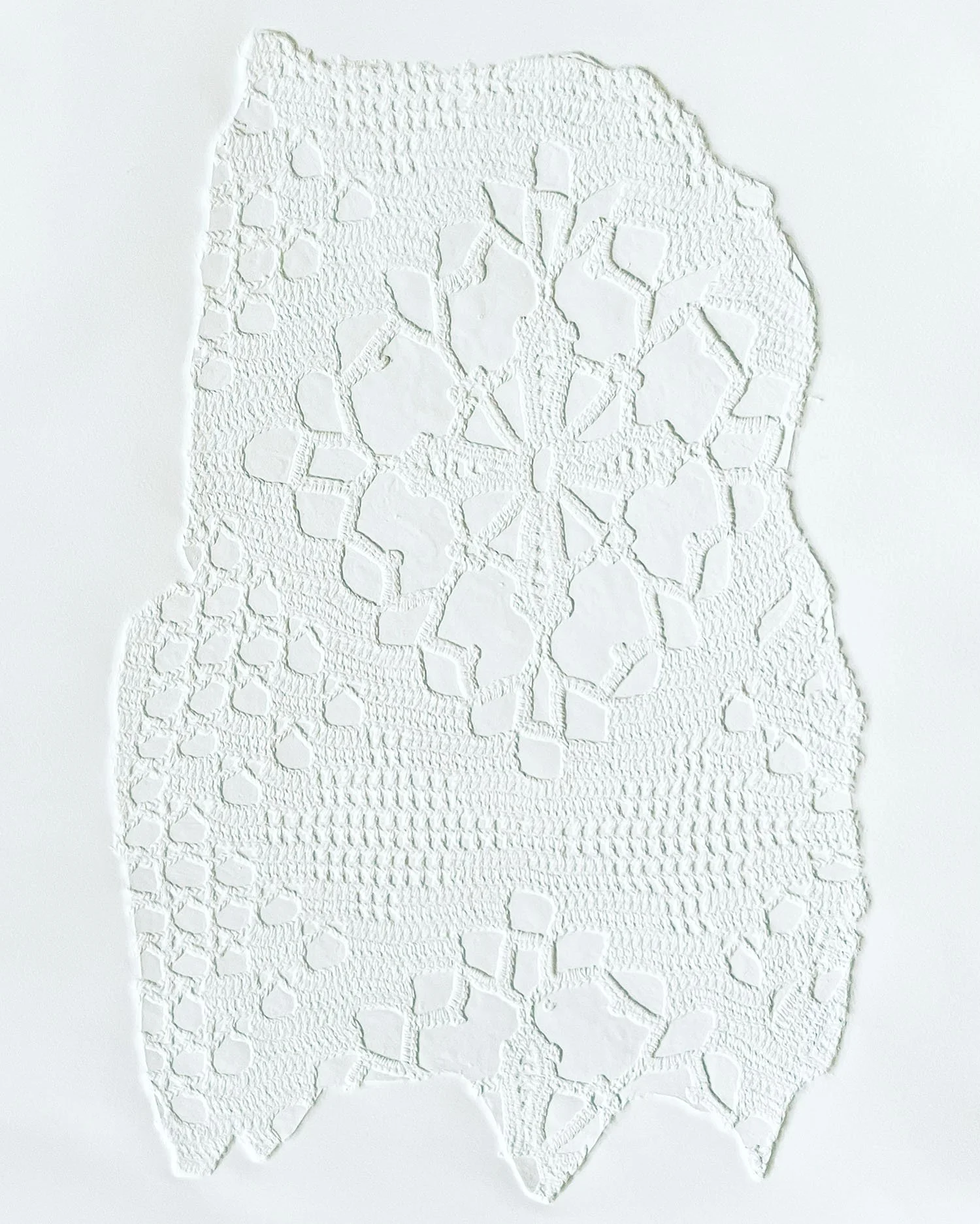 Four generations IIII, blind relief on Somerset Velvet, 32 x 50 cm, 2022. Photo: I.T.K
