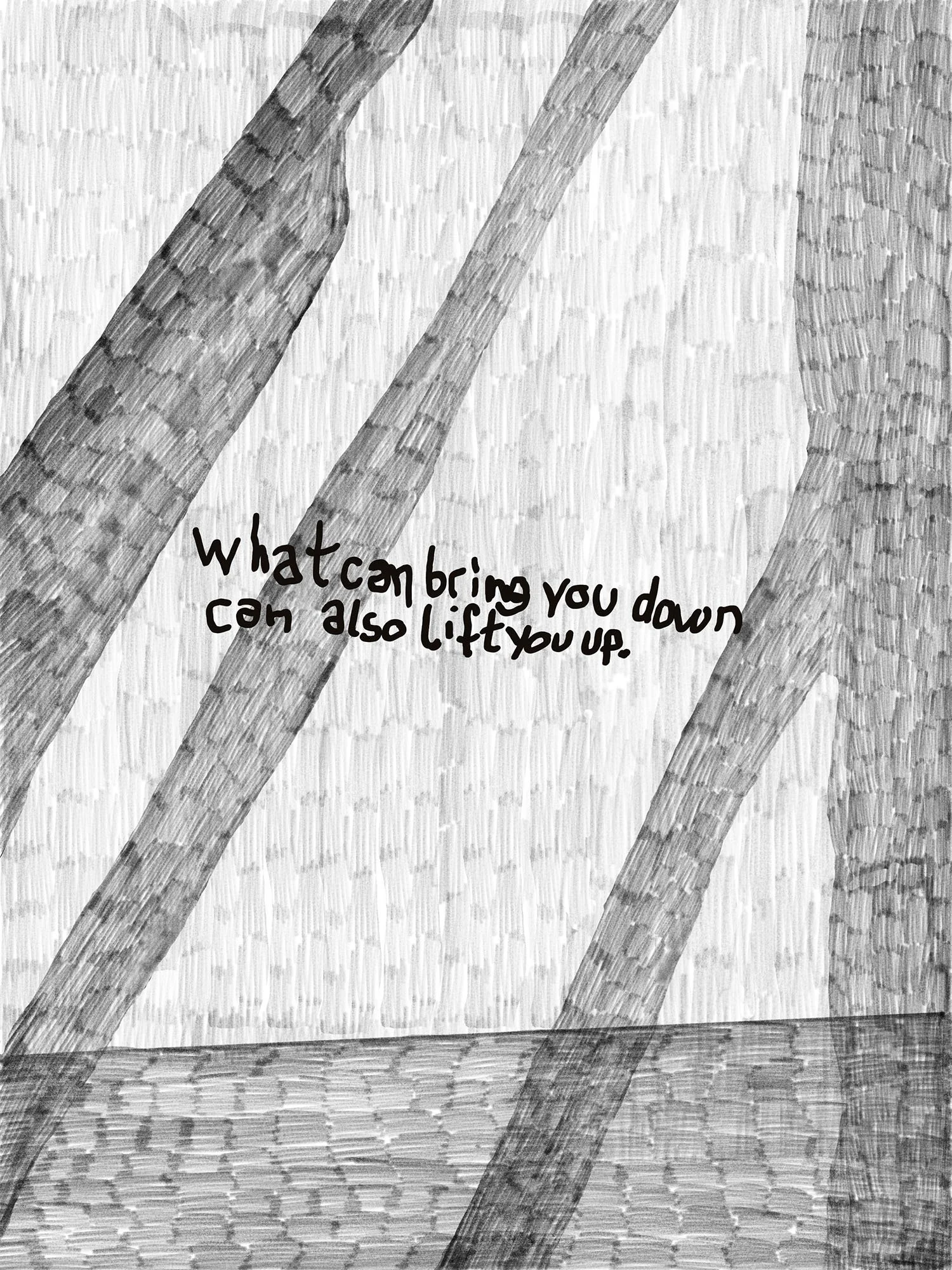 "Shadow play", digital drawing, 2026.