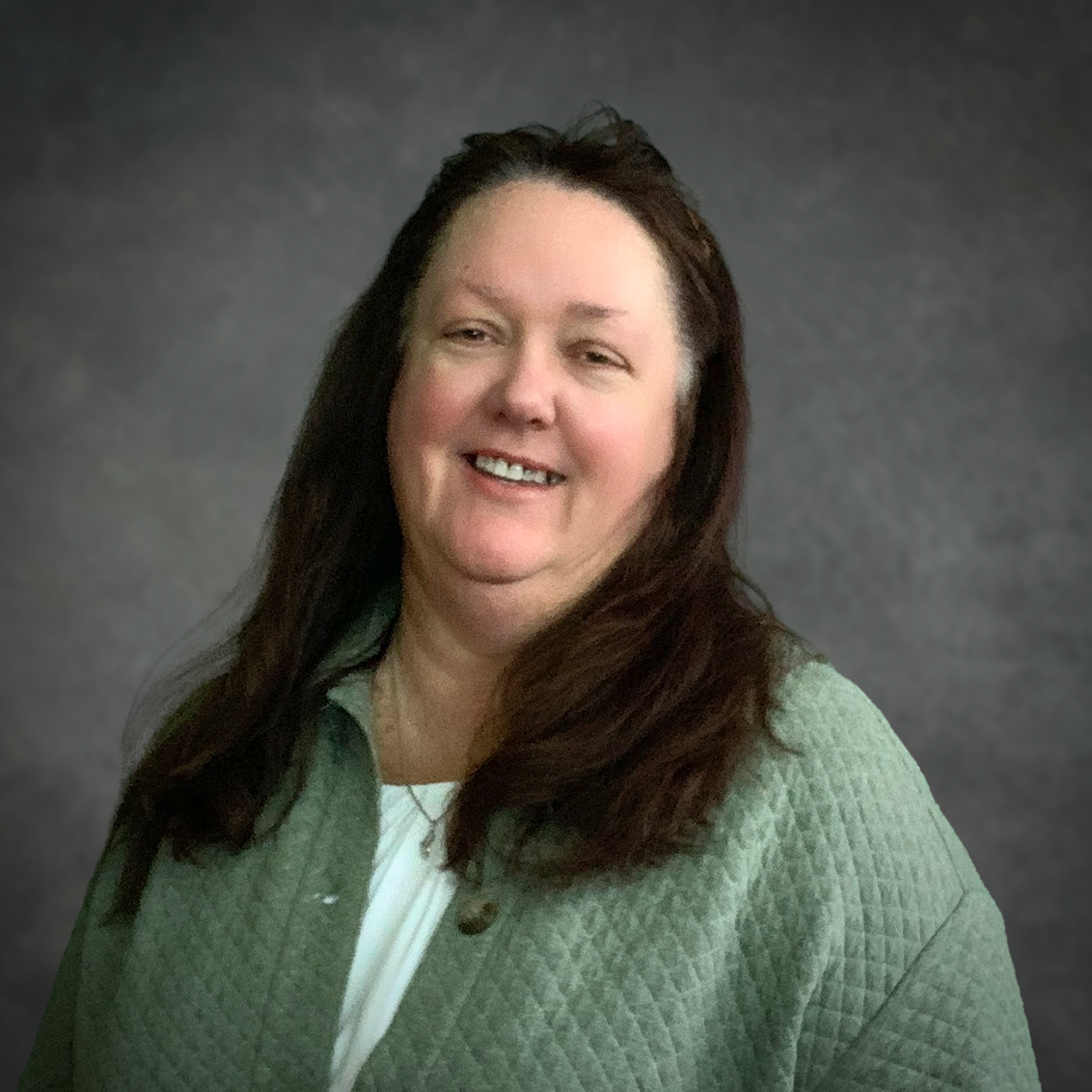 A portrait of Sherry Marchand.