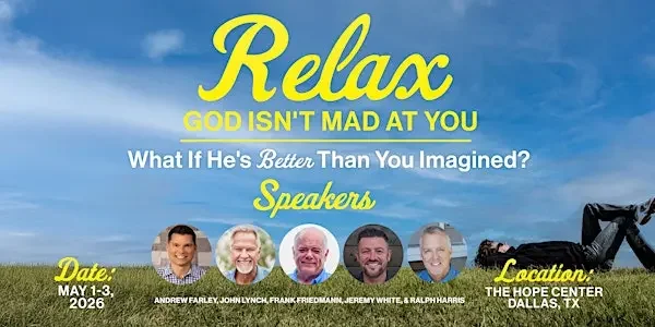 Relax: God Isn't Mad at You