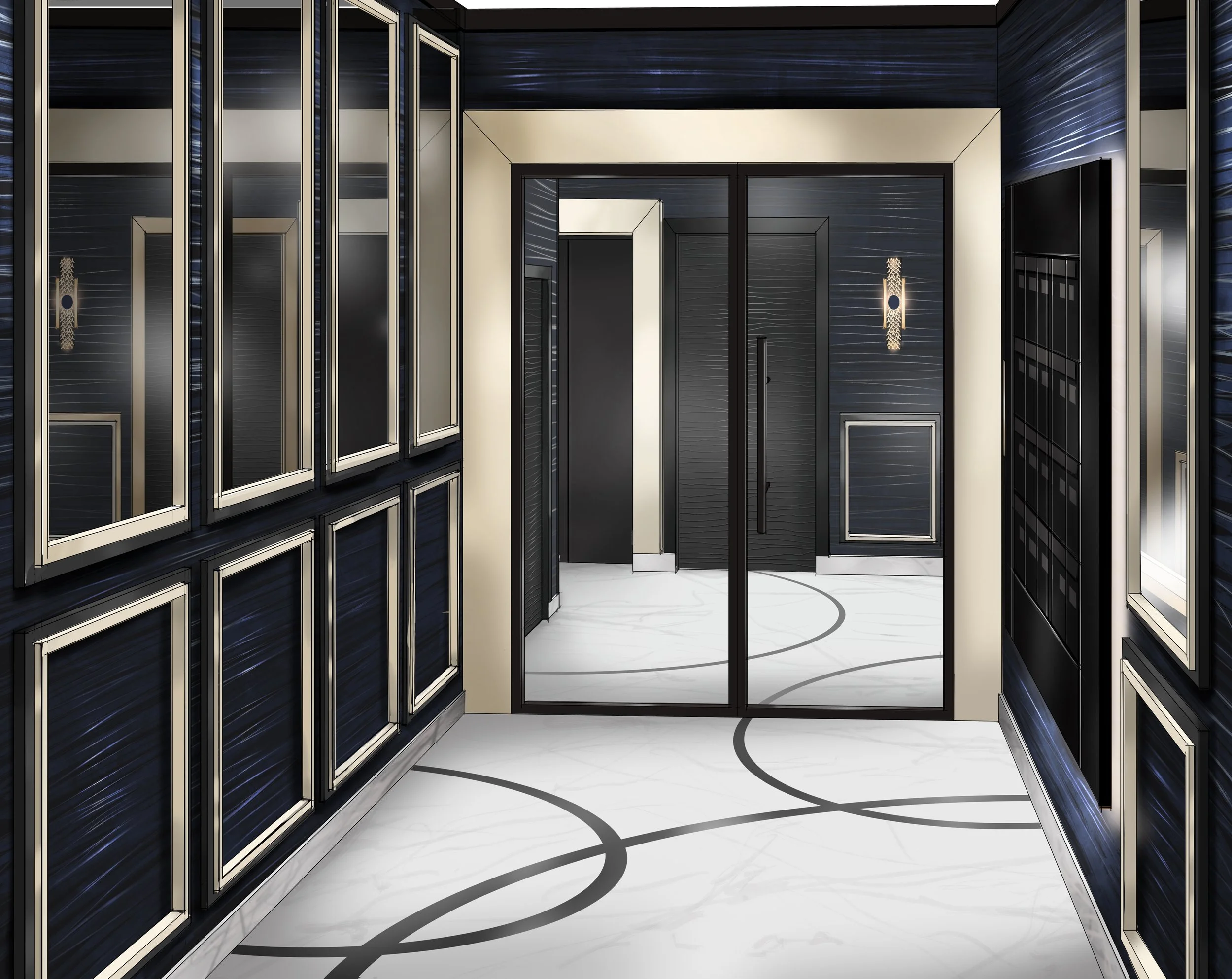 Hall d'immeuble - Paris