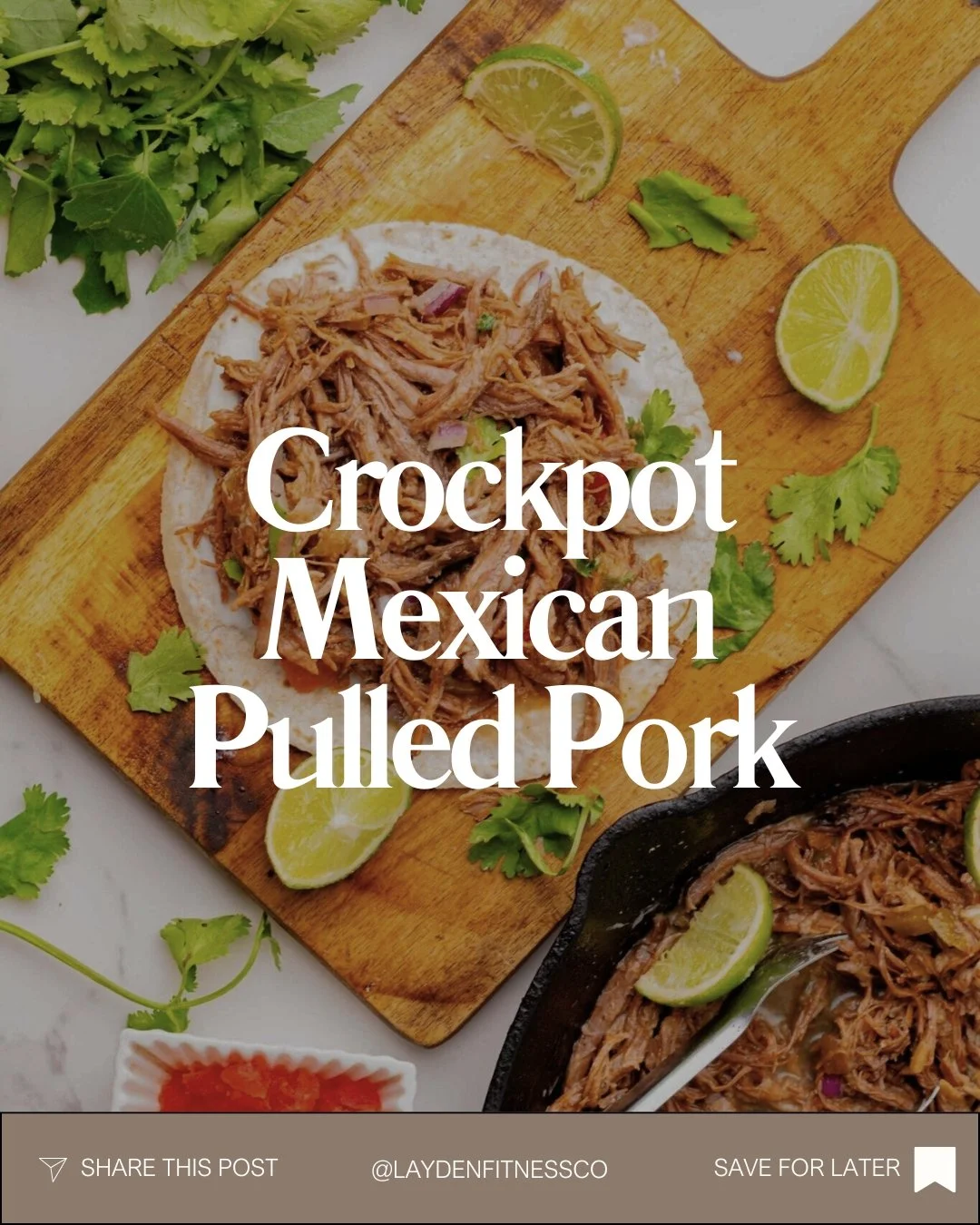 Crockpot Mexican Pulled Pork Crockpot (Easy, High-Protein &amp; Family-Friendly)
