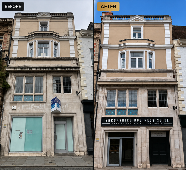 20 High Street Before and After