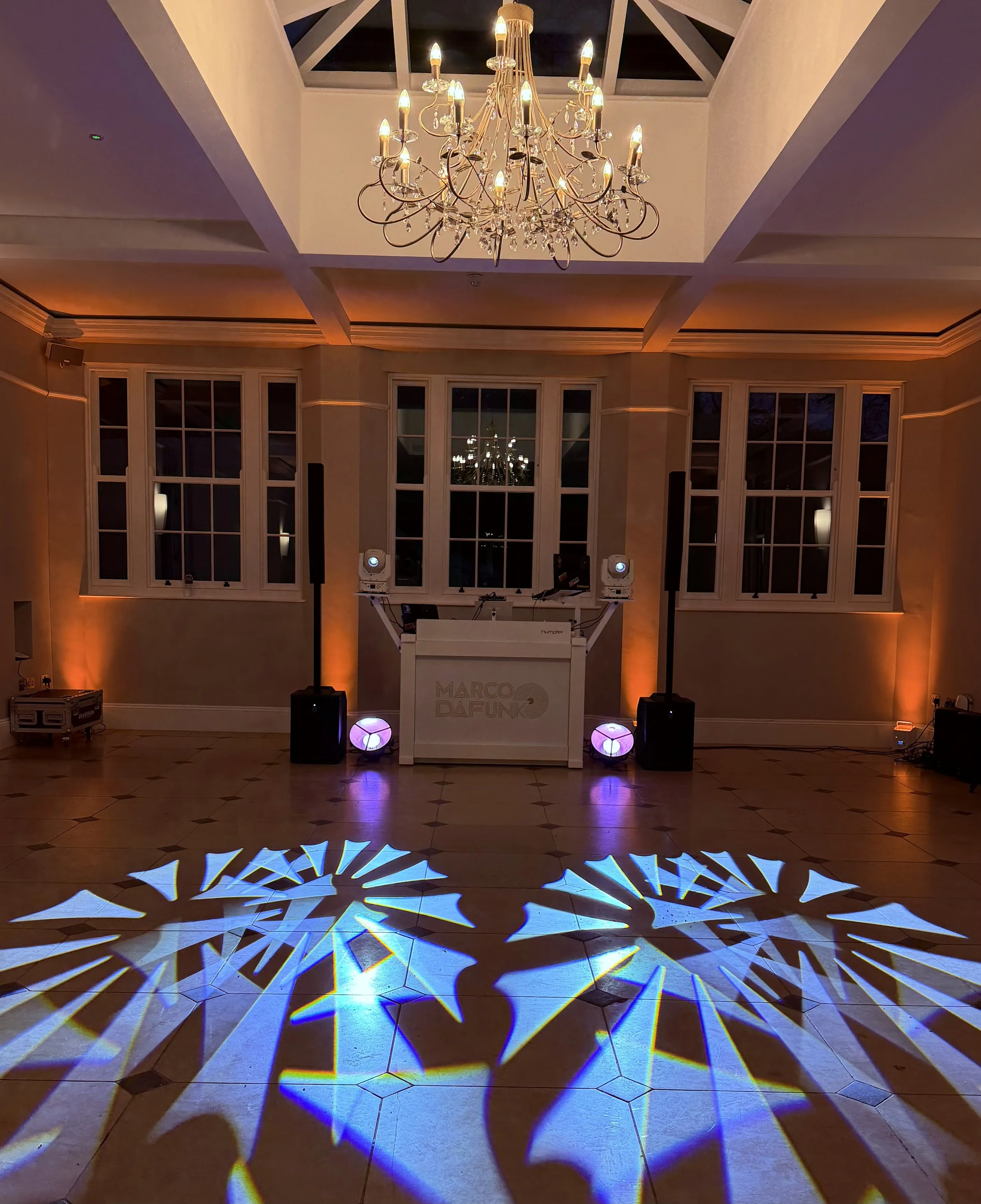 DJ Marcodafunk - Uplighting at Rockbeare Manor