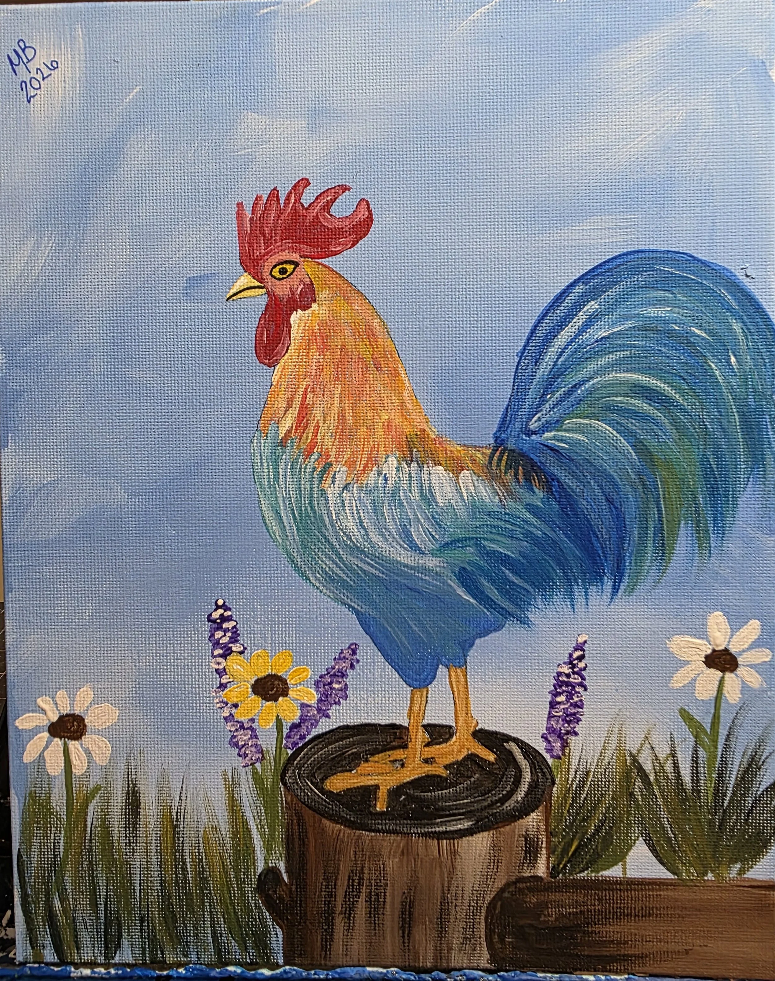 Cock-A-Doodle Bloom