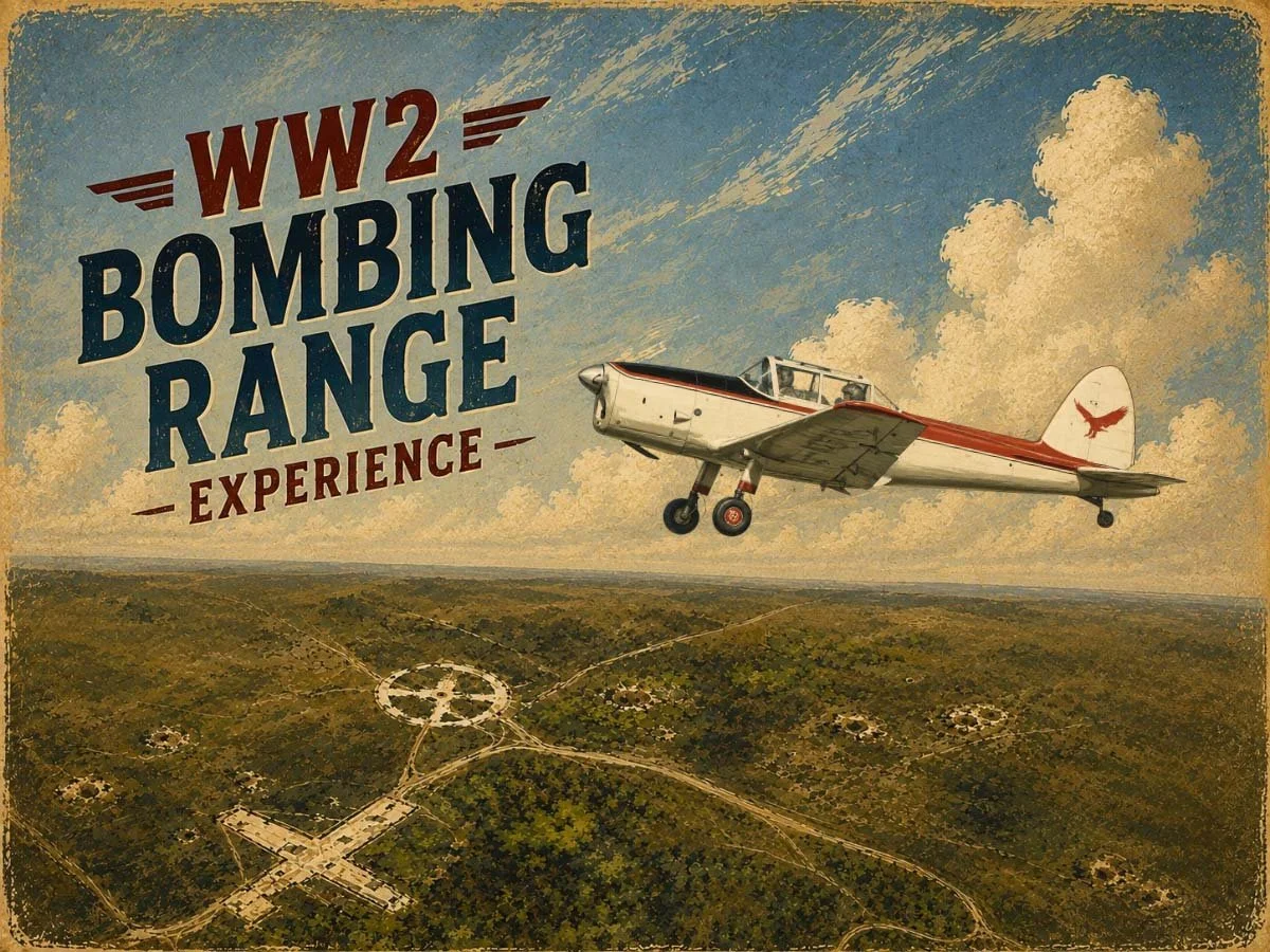 WW2 Bombing Range Chipmunk Flight