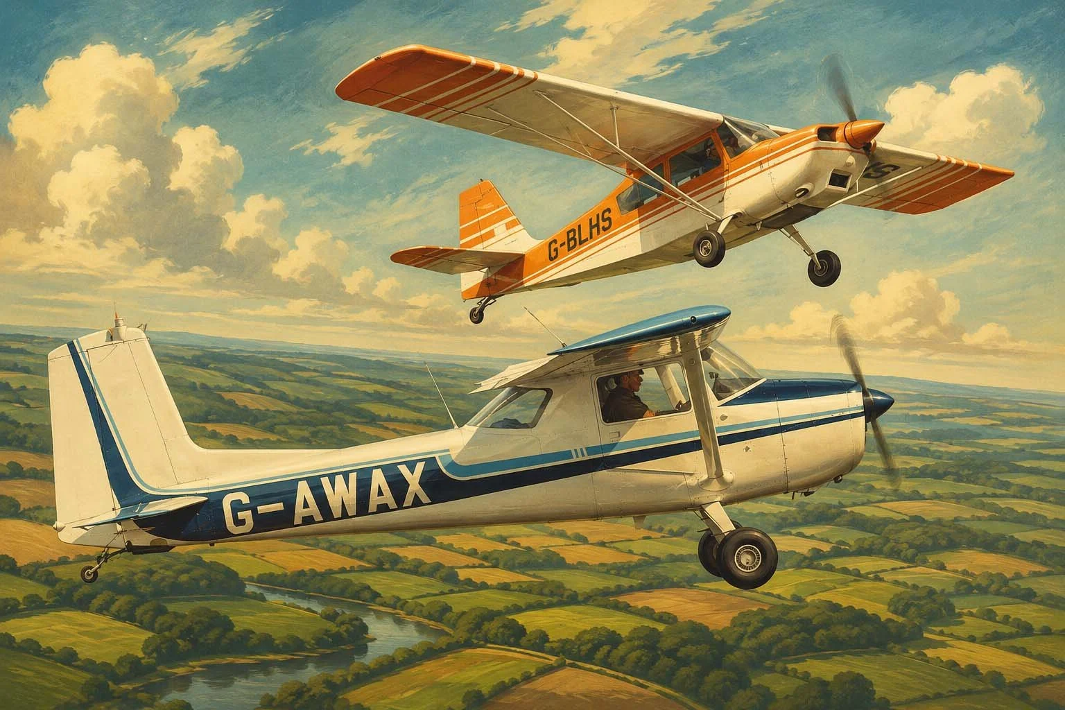 Two Plane Tango Experience! - Citabria/Cessna