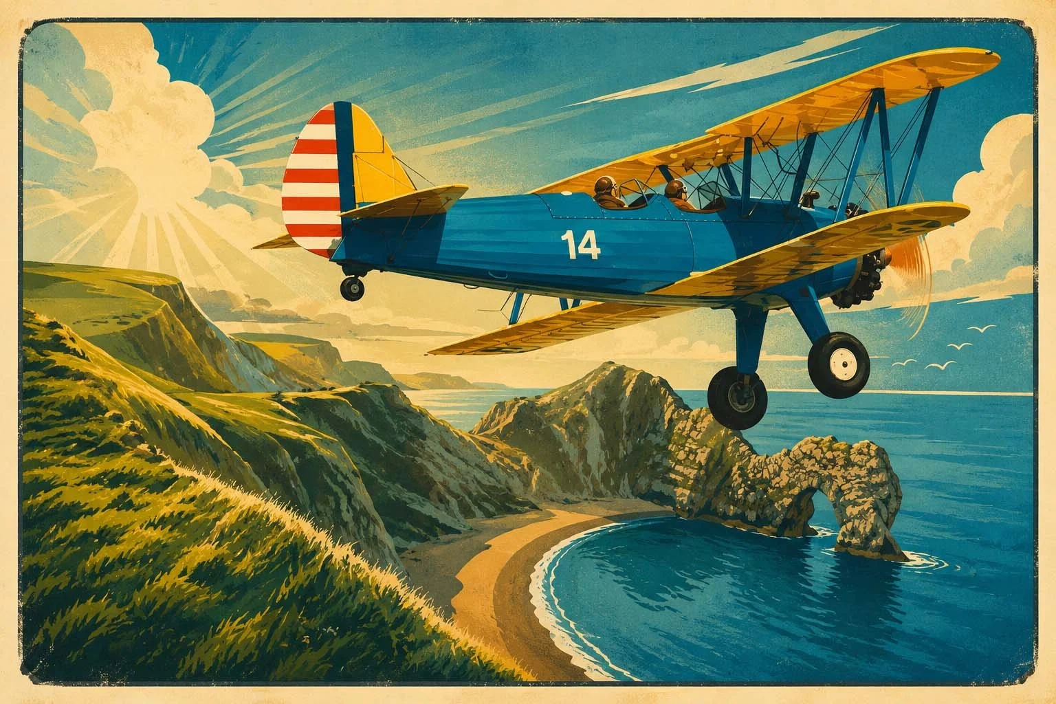Jurassic Coast Stearman Biplane Experience