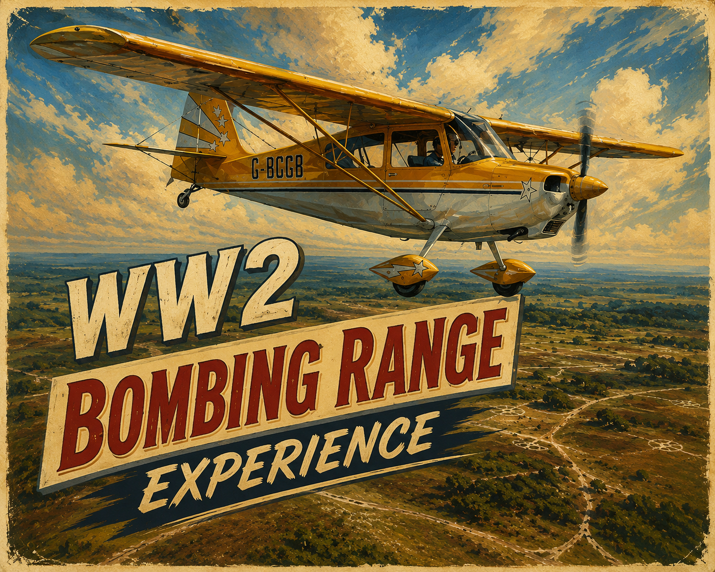 Citabria WW2 Bombing Range Experience Flight