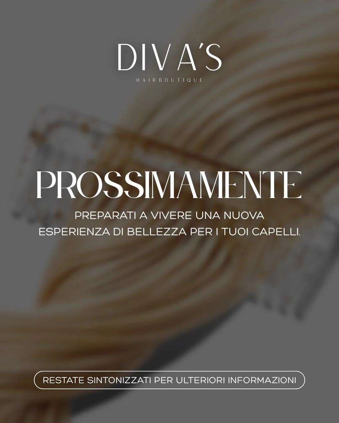Grandi novit&agrave; stanno per arrivare&hellip; Stiamo preparando qualcosa di speciale per far vivere ai tuoi capelli un&rsquo;esperienza di bellezza tutta nuova. 🤍

Resta connessa, il meglio deve ancora venire. 👀

.
.
.
.

#hairsalon #hair #hairs