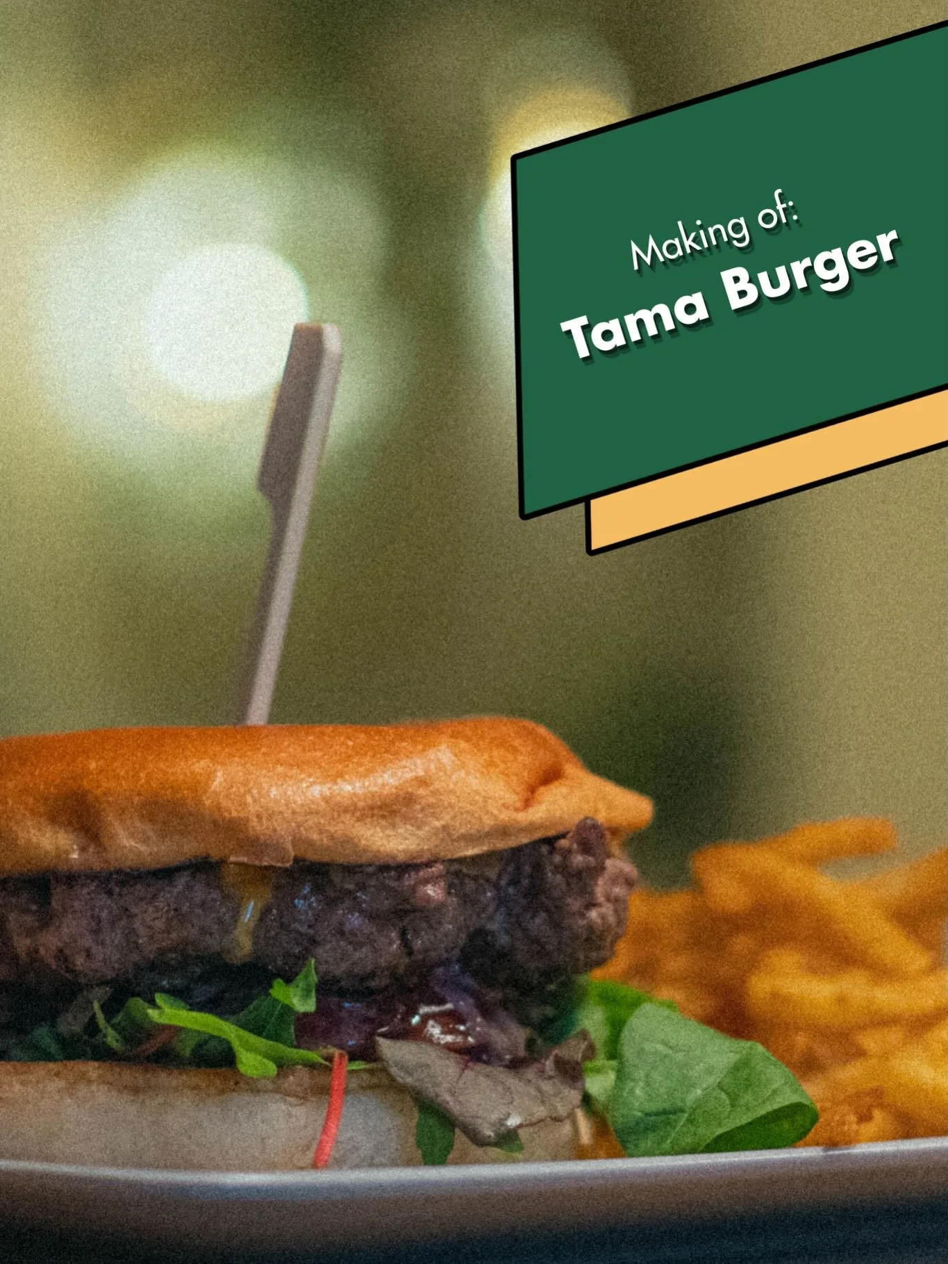 Unser Tama-Burger! So serviert, wie wir ihn selbst am liebsten m&ouml;gen &ndash; mit dem Anspruch, jedes Mal ein bisschen besser zu werden. ☺️

Danke an alle, die uns t&auml;glich motivieren, noch mehr Liebe in jedes Gericht zu stecken.
Kommt vorbei