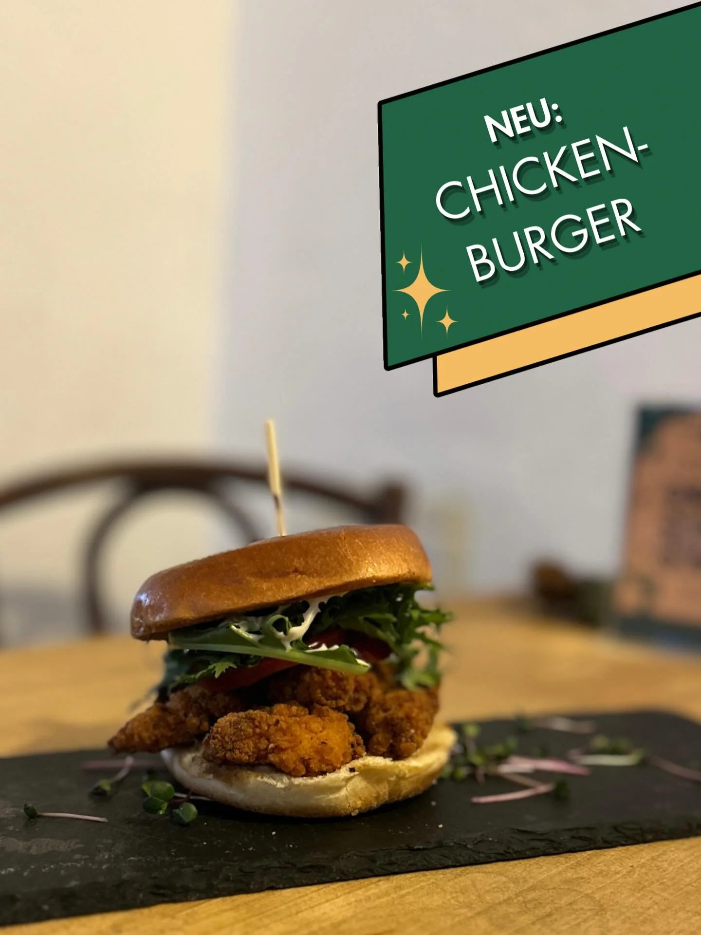Unser neuer Fried Chicken Burger ist da! 
Kommt vorbei und probiert ihn !

Mo-Sa 12:30-22:30
G&uuml;nterstalstra&szlig;e 37, 79102 Freiburg im Breisgau

#gastro #burger #chickenburger