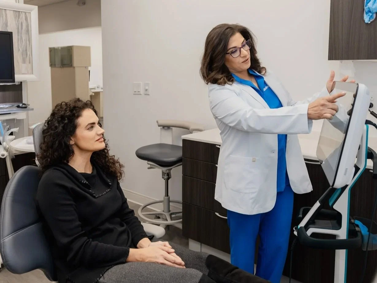 Dr. Testa and Patient