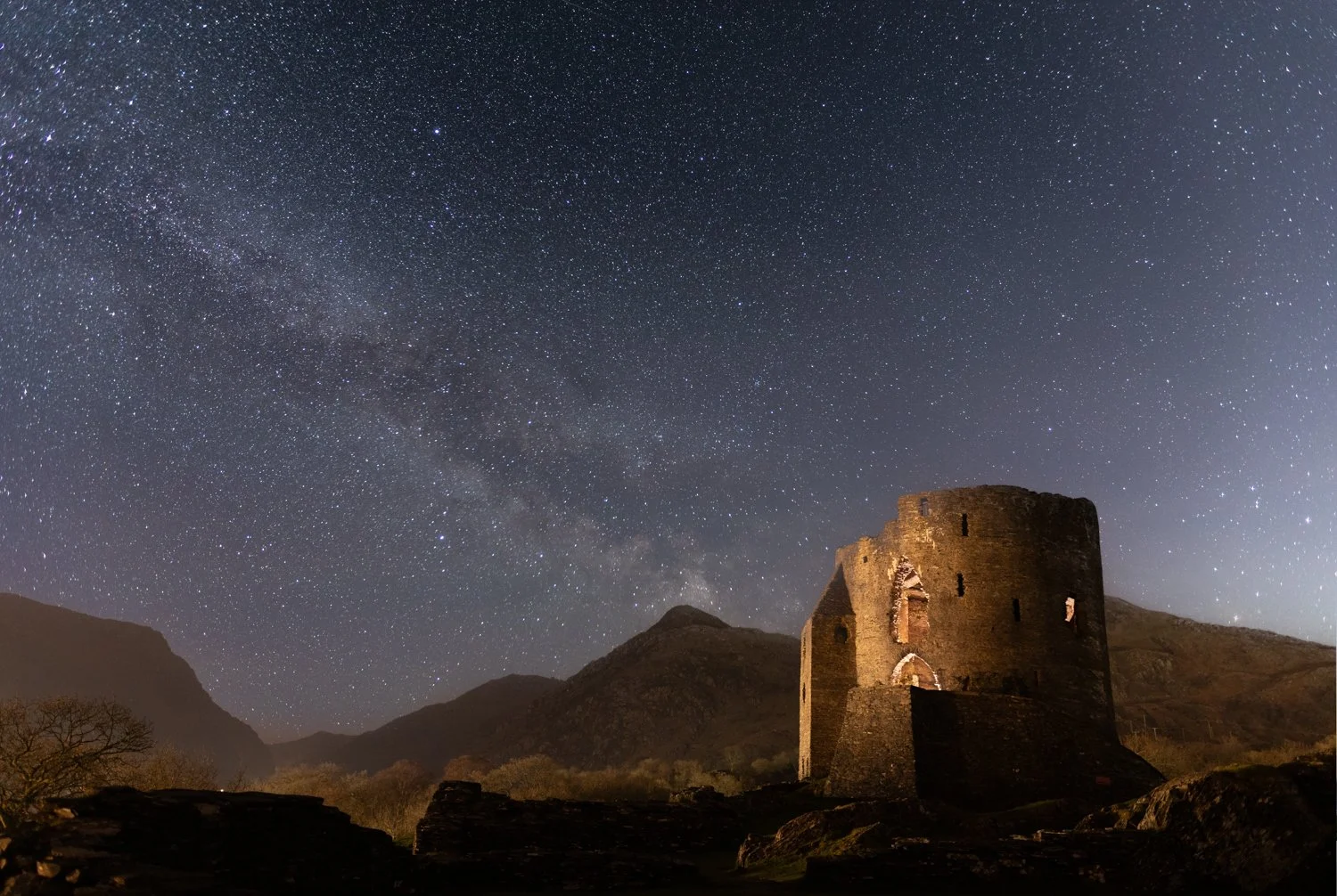 A Night at a 800 Year old welsh castle