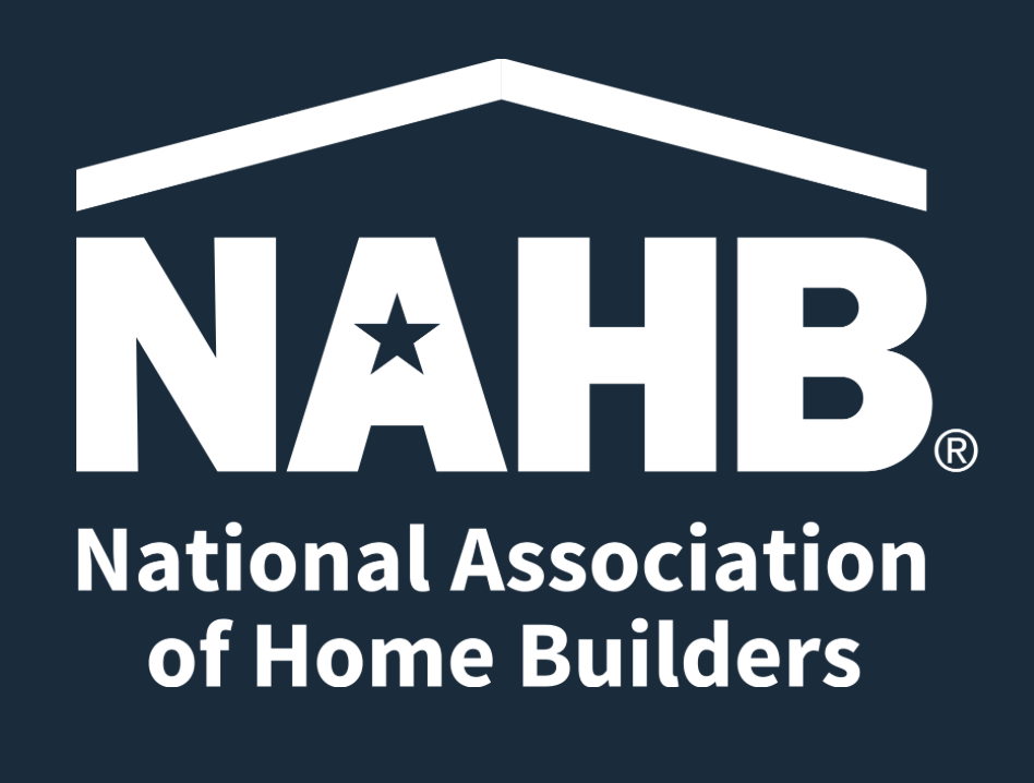 NAHB logo with "National Association of Home Builders" text, featuring a stylized house design.
