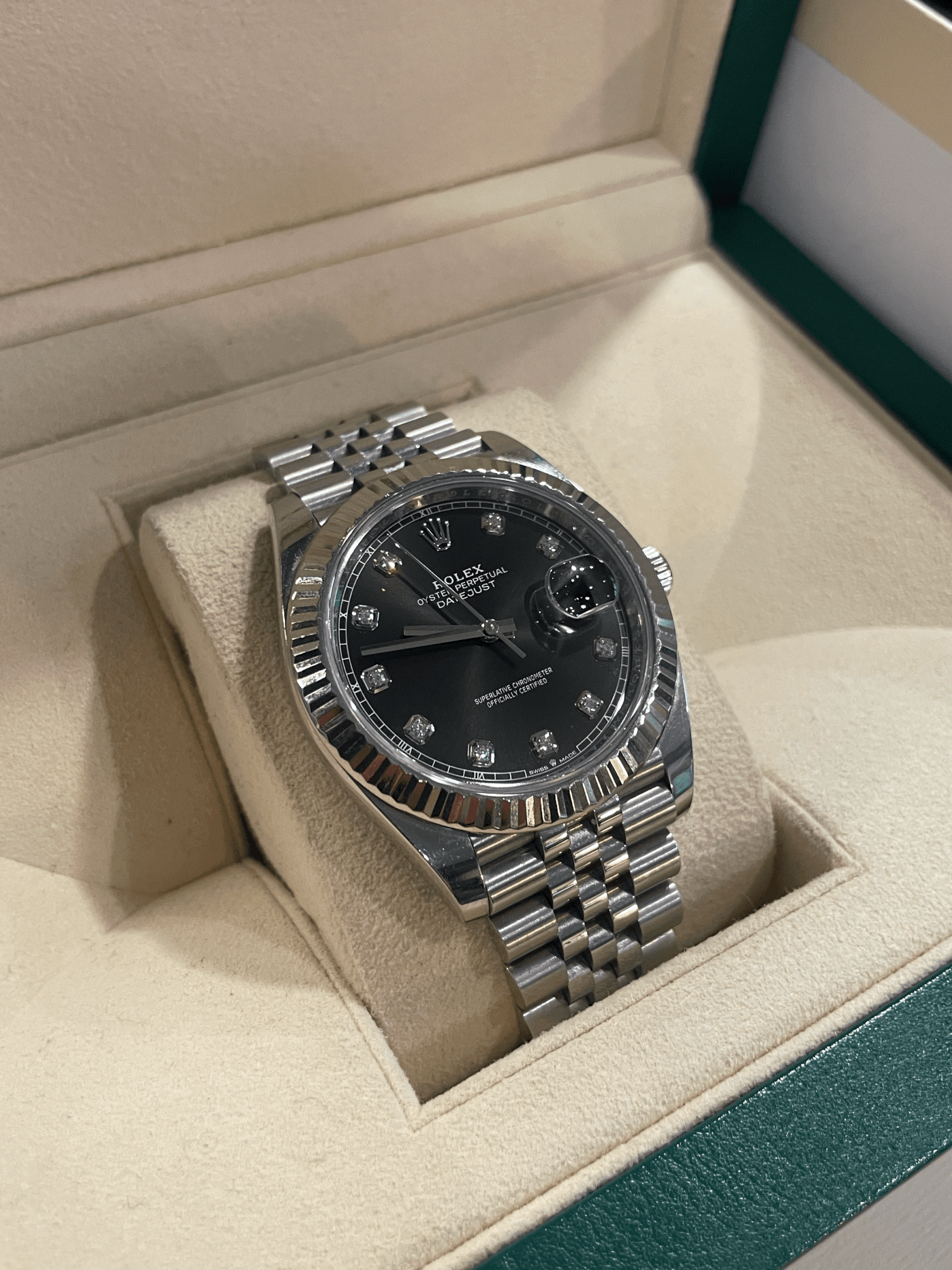 Rolex Datejust 41 Black Diamond