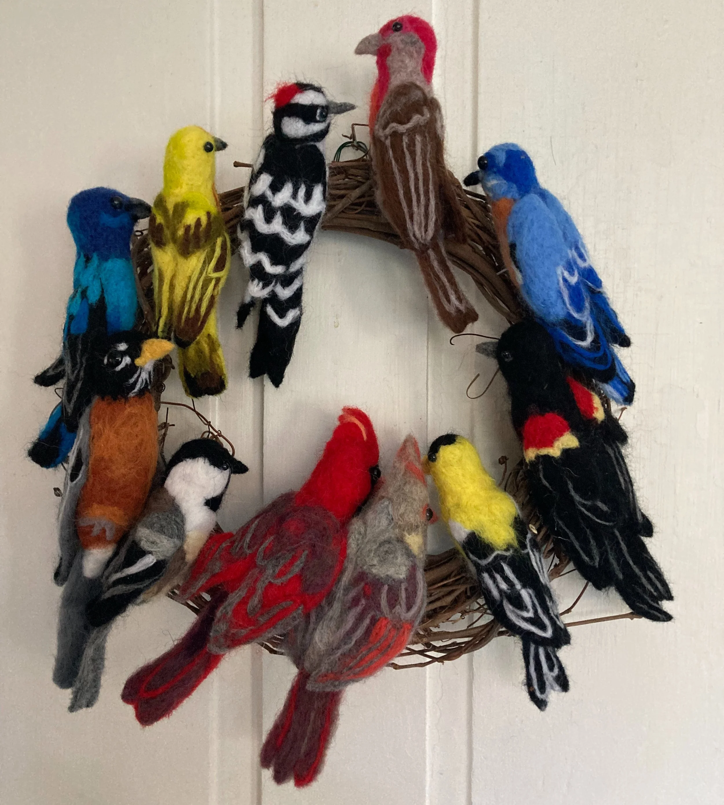 wreath of vermont songbirds
