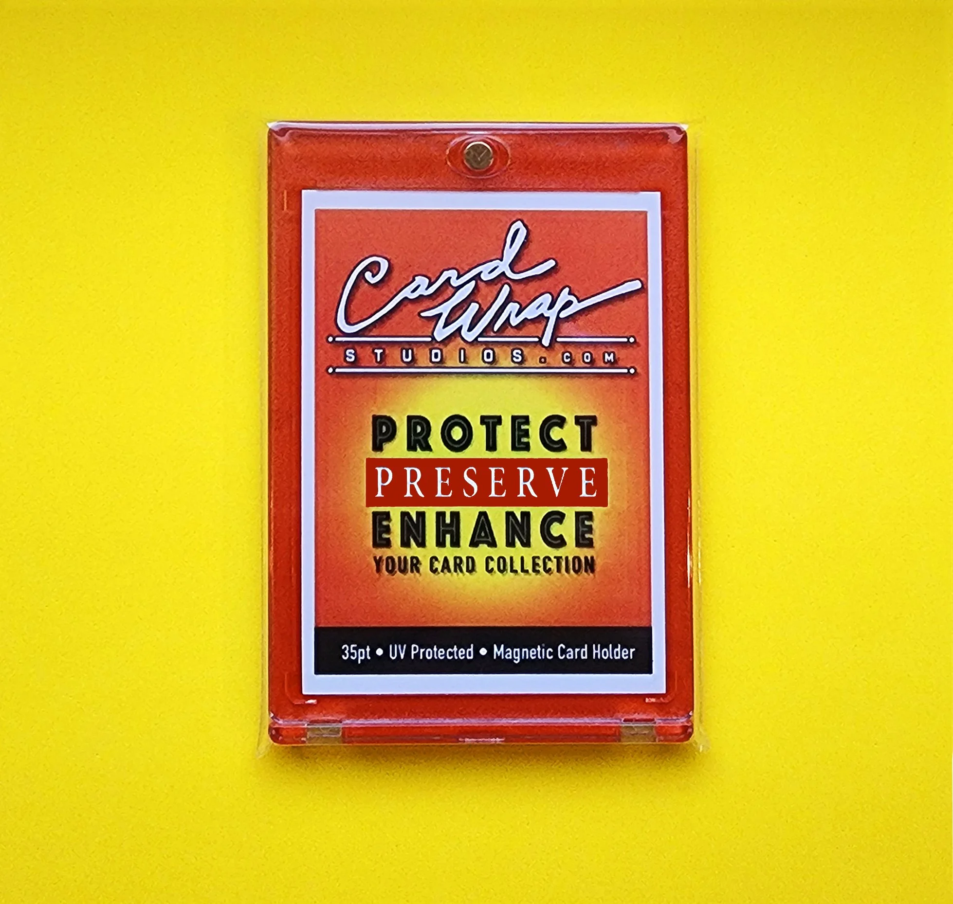 Orange 35pt Card Wrap