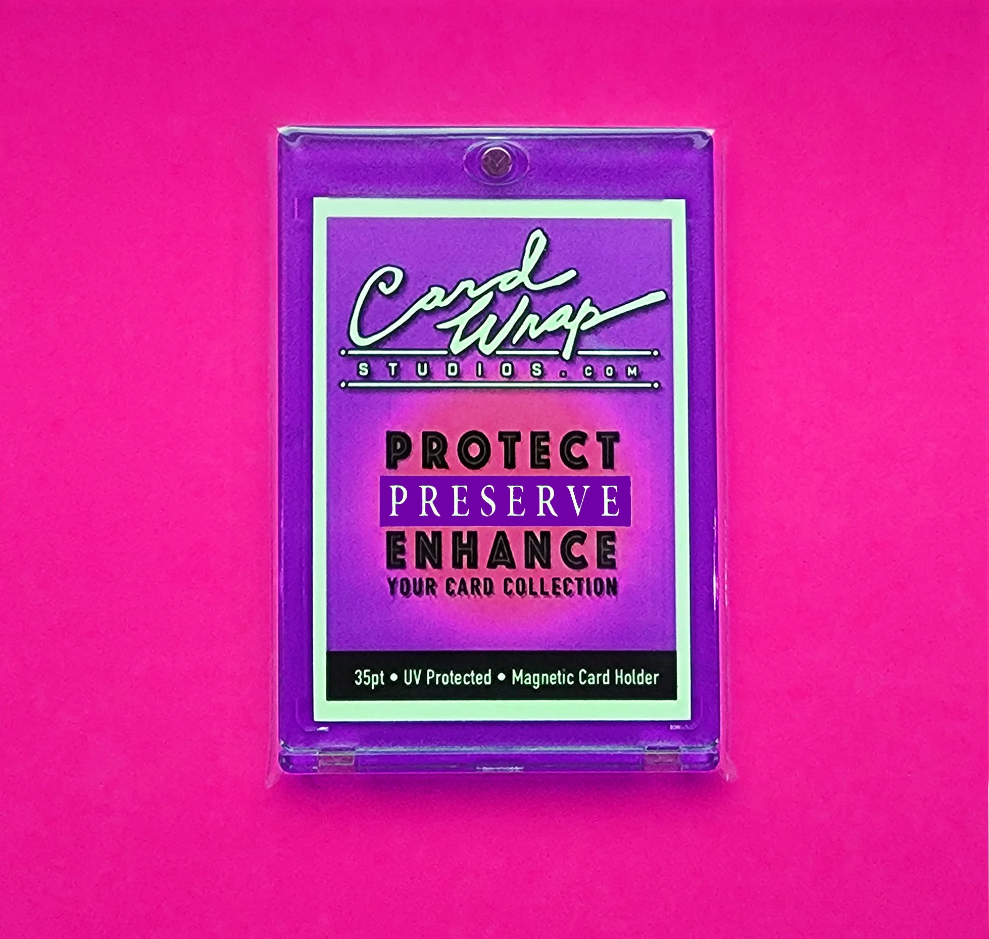 Purple 35pt Card Wrap