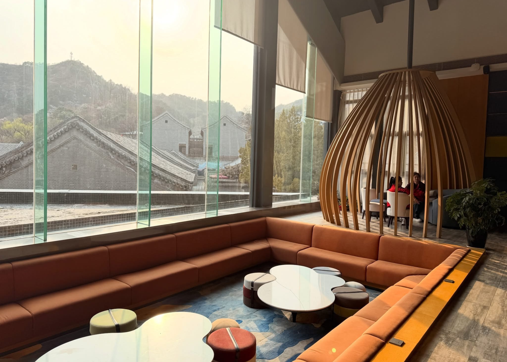 Luxury 5 star hotel at the great wall of china